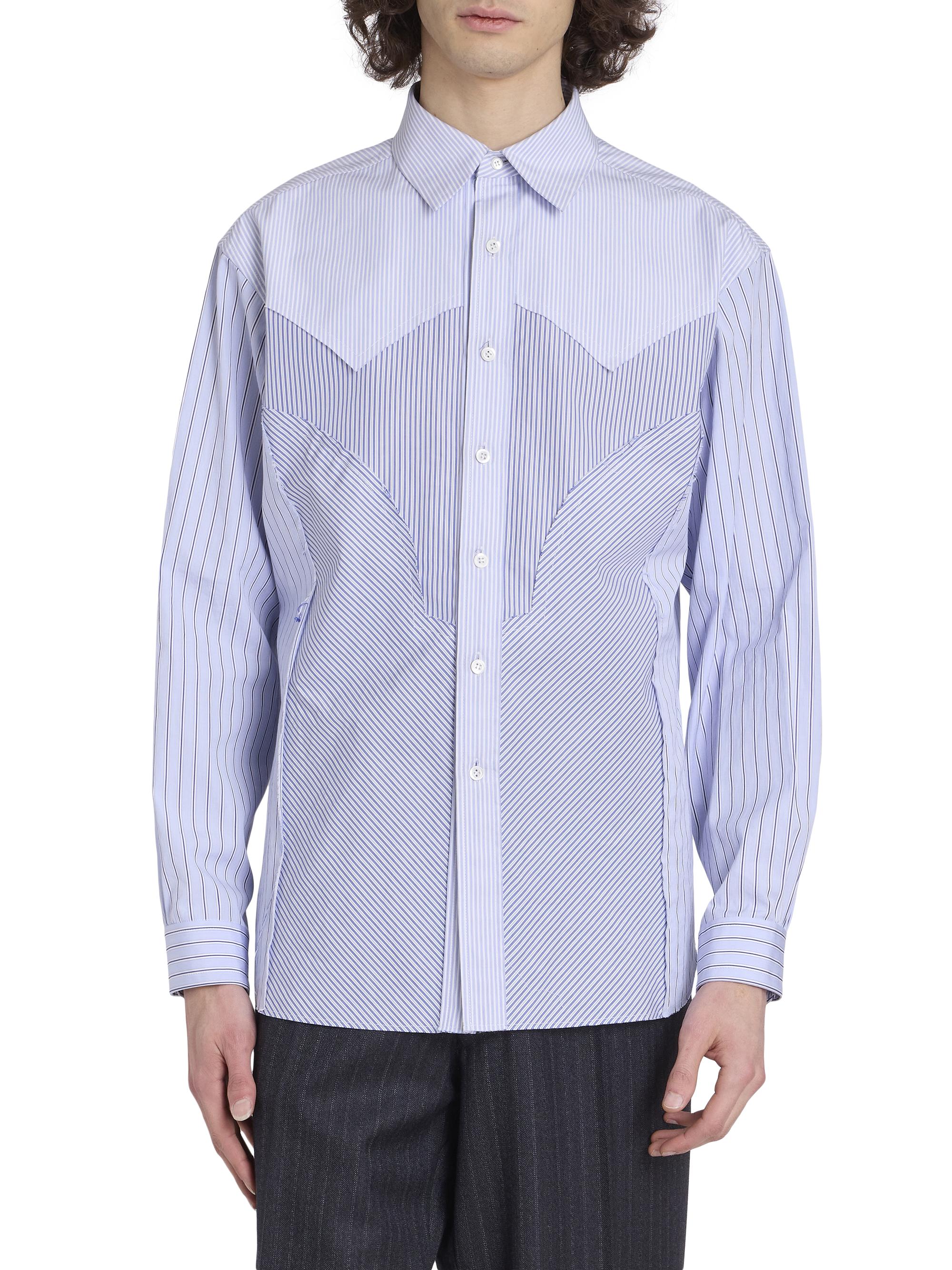 MAISON MARGIELA 24SS ハードナイロン デュアル シャツ MAISON MARGIELA 24SS ハードナイロン デュアル シャツ メンズ