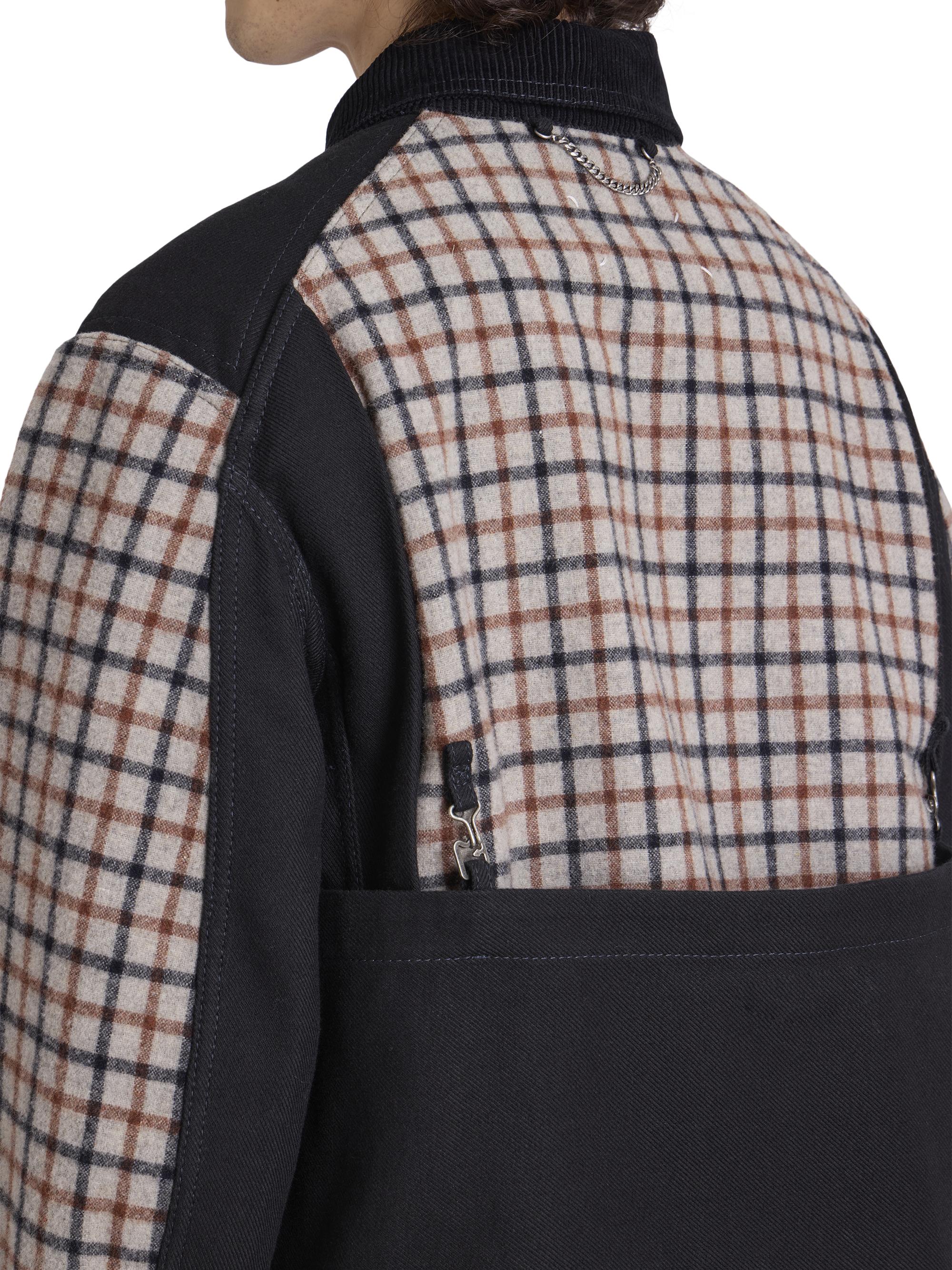 Maison Margiela Wool & Cotton Button-Up Coat | Saks Fifth Avenue