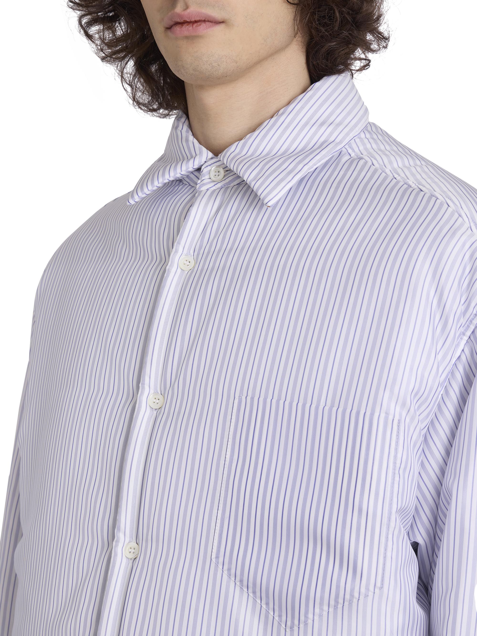Shop Maison Margiela Striped Padded Long-Sleeve Shirt | Saks Fifth 