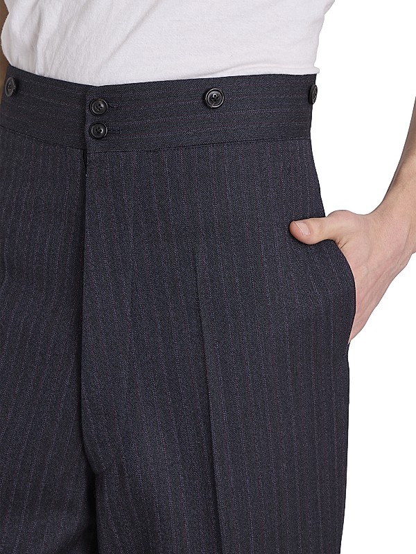Shop Maison Margiela Wool Pinstripe Tailored Pants | Saks Shop Maison Margiela Wool Pinstripe Tailored Pants | Saks