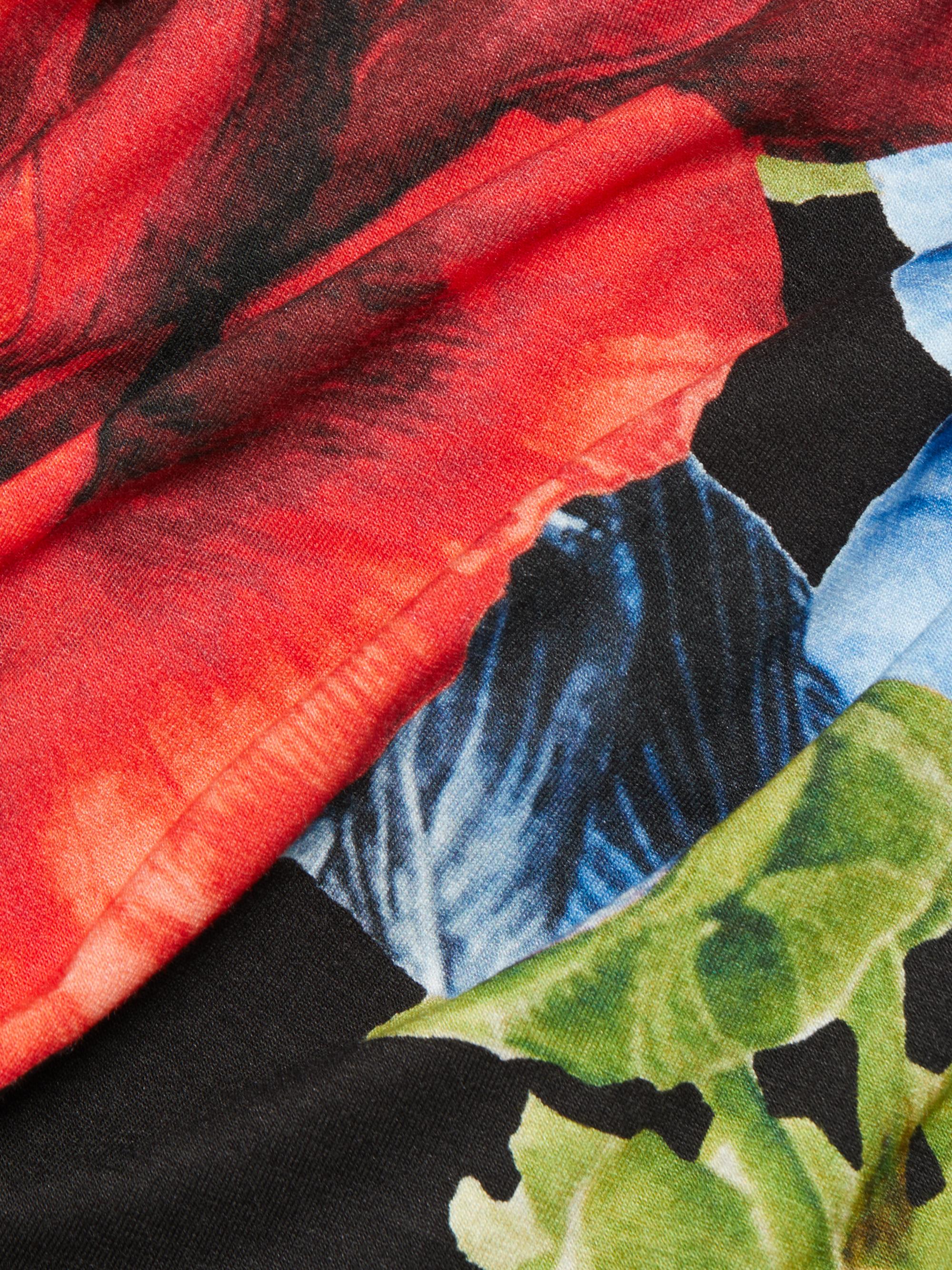 Alice + Olivia Delora Floral Midi-Dress | Saks Fifth Avenue