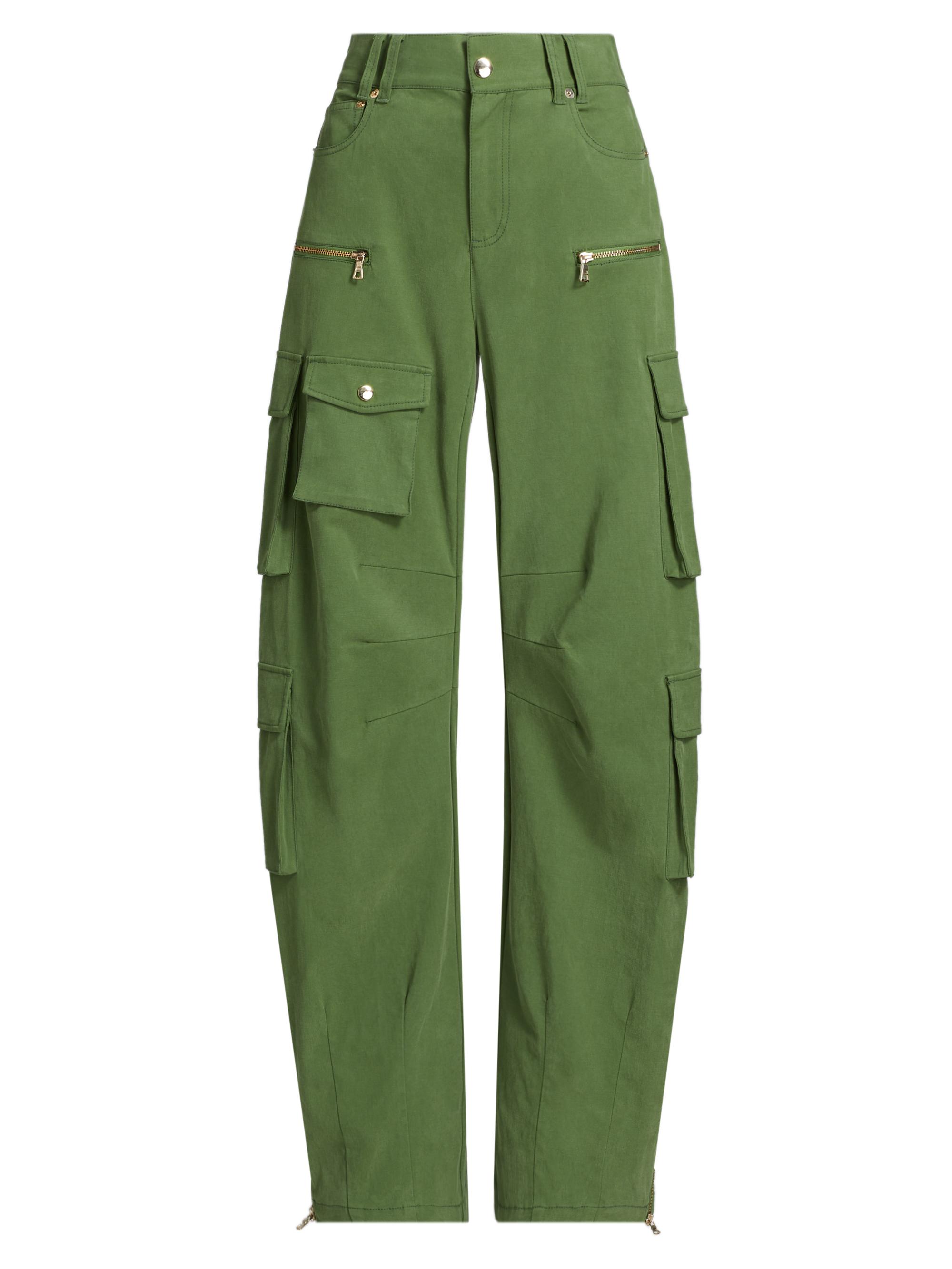 Alice + Olivia Women's Akers Oversized Cargo Pants - Avocado