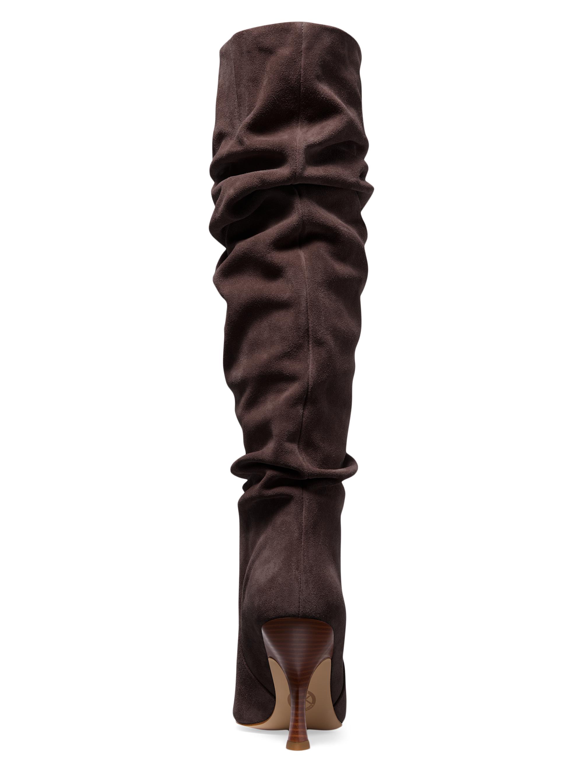 MICHAEL Michael Kors Luna Suede Slouchy Boots Saks Fifth Avenue