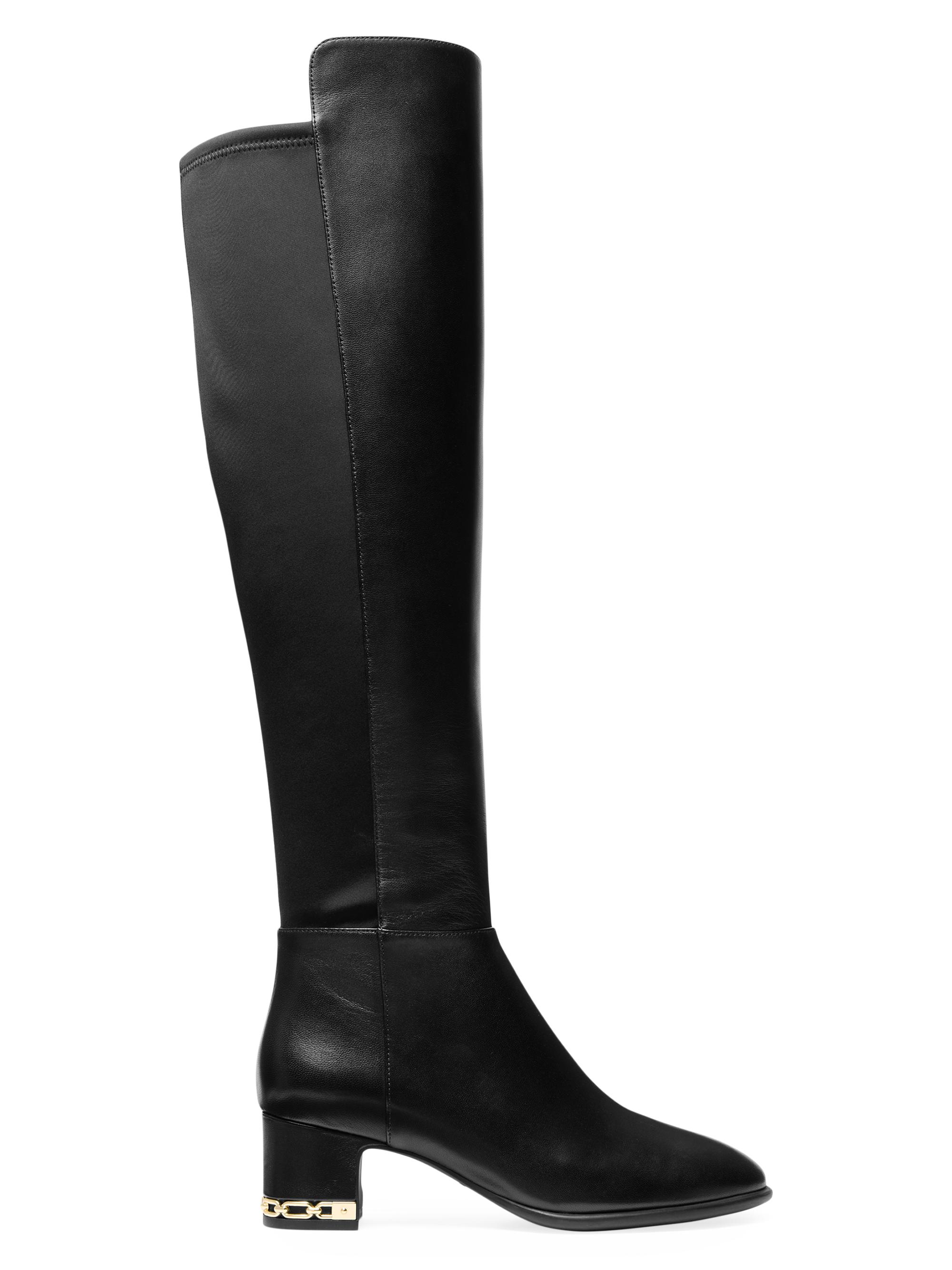 ＪＵＮＥ MICHAEL Michael Kors June Flex 50MM Leather Boots | Saks Fifth Avenue