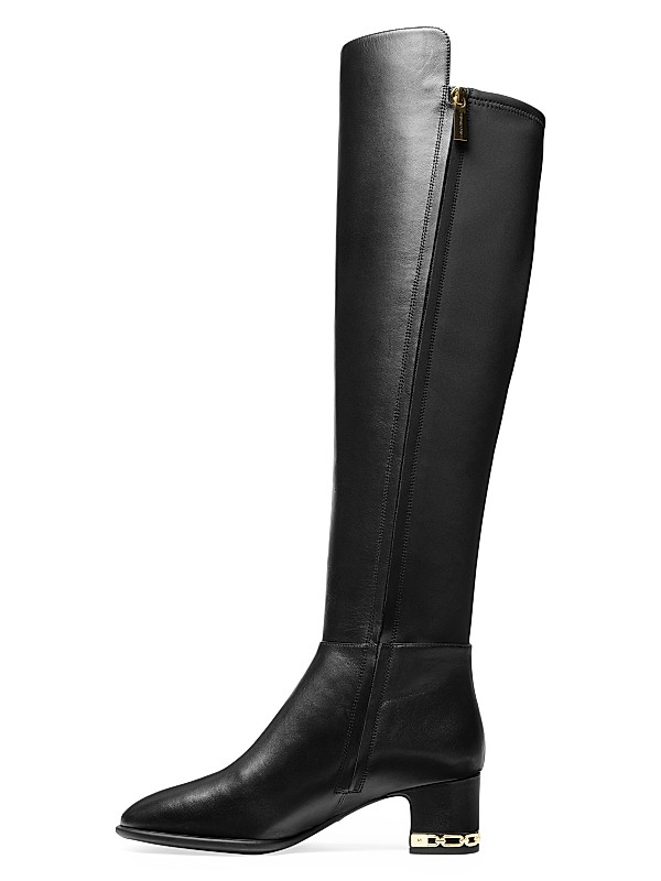 Shop MICHAEL Michael Kors June Flex 50MM Leather Boots Shop MICHAEL Michael Kors June Flex 50MM Leather Boots