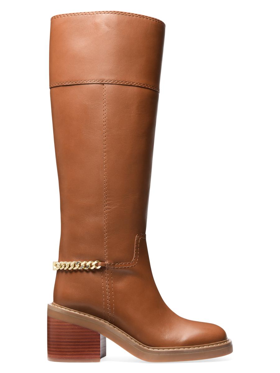 MICHAEL Michael Kors Carlisle 75MM Leather Knee-High Boots