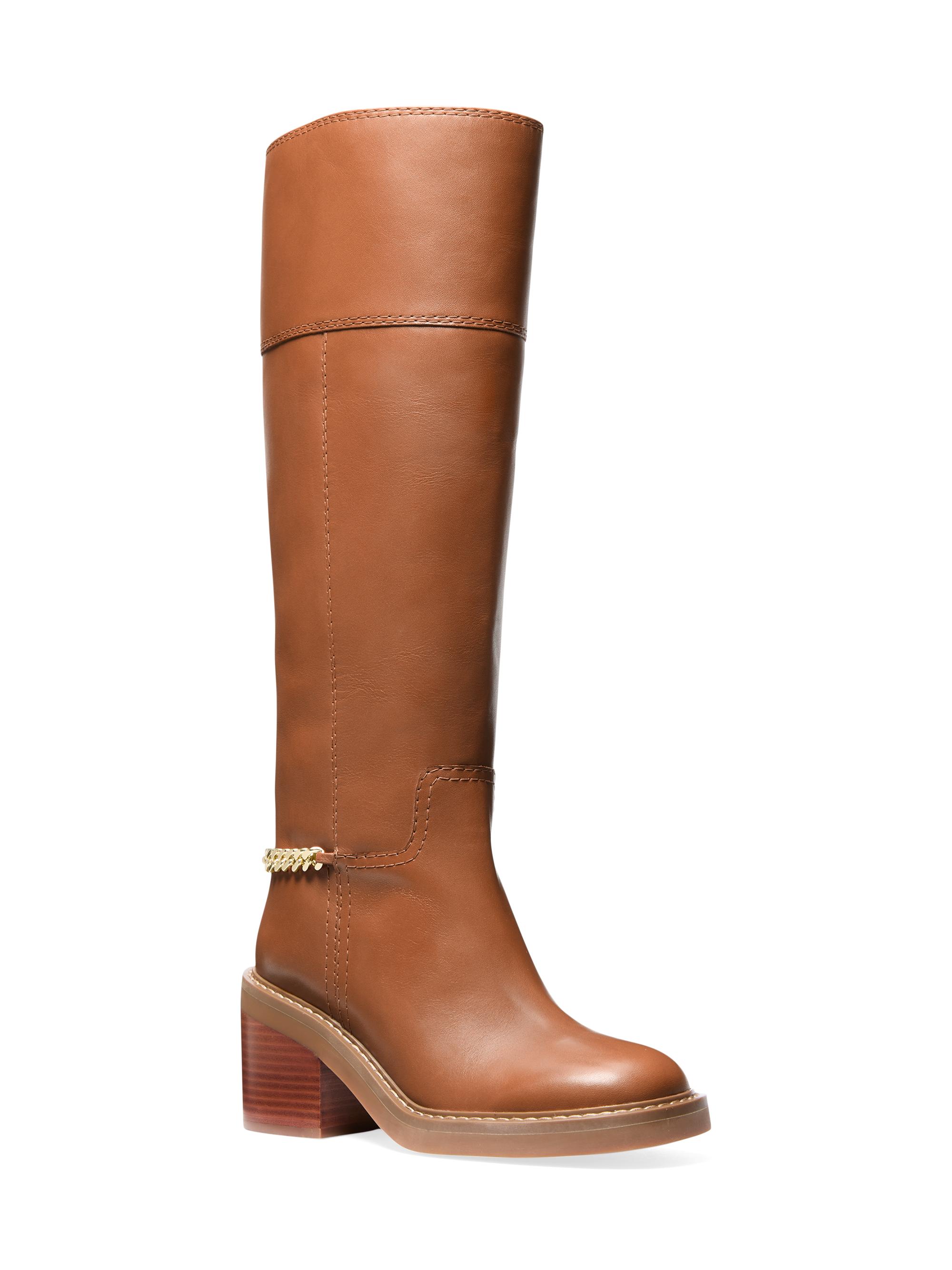 MICHAEL Michael Kors Carlisle 75MM Leather Knee-High Boots | Saks