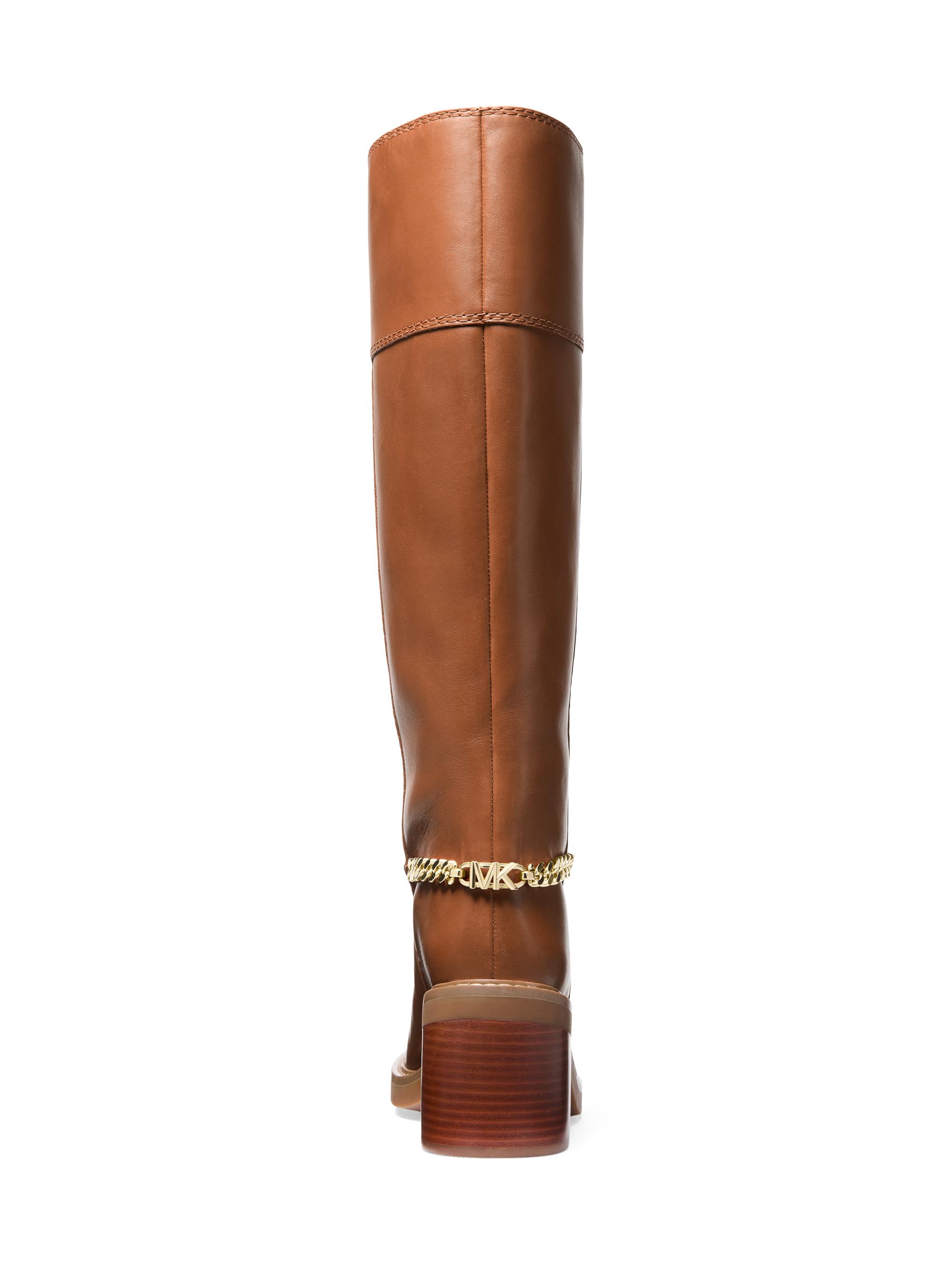 MICHAEL Michael Kors Carlisle 75MM Leather Knee-High Boots | Saks