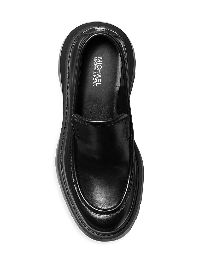 Shop MICHAEL Michael Kors Shiloh 75MM Leather Platform Shop MICHAEL Michael Kors Shiloh 75MM Leather Platform