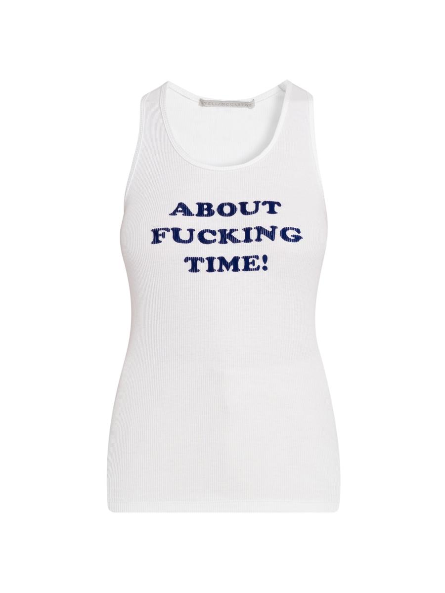 【送料&関税込】Stella McCartney about F*****g Time! Basebal Women Navy blue About Fucking Time! Baseball Cap | Stella
