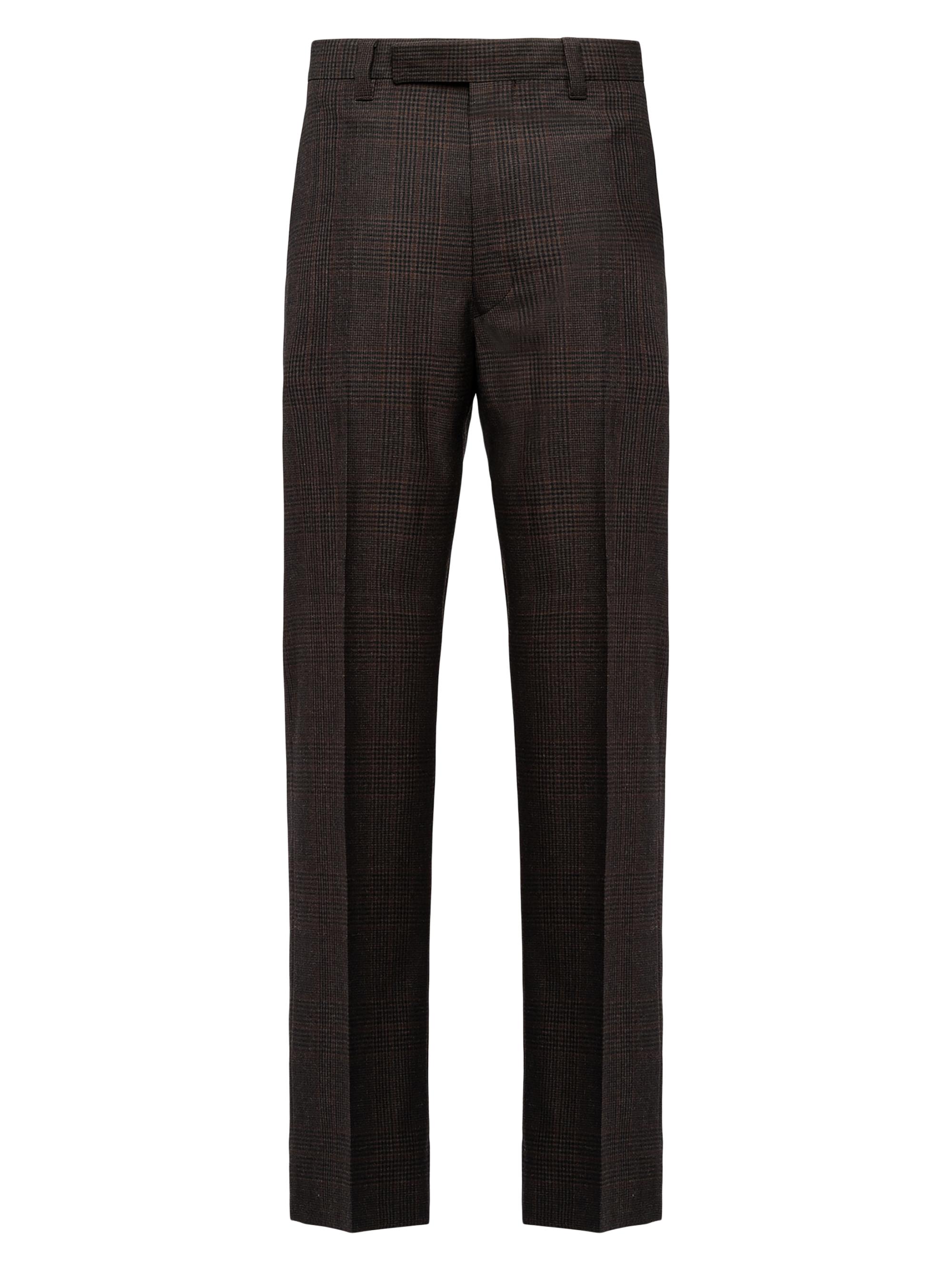Prada Men's Prince of Wales Pants - Brown