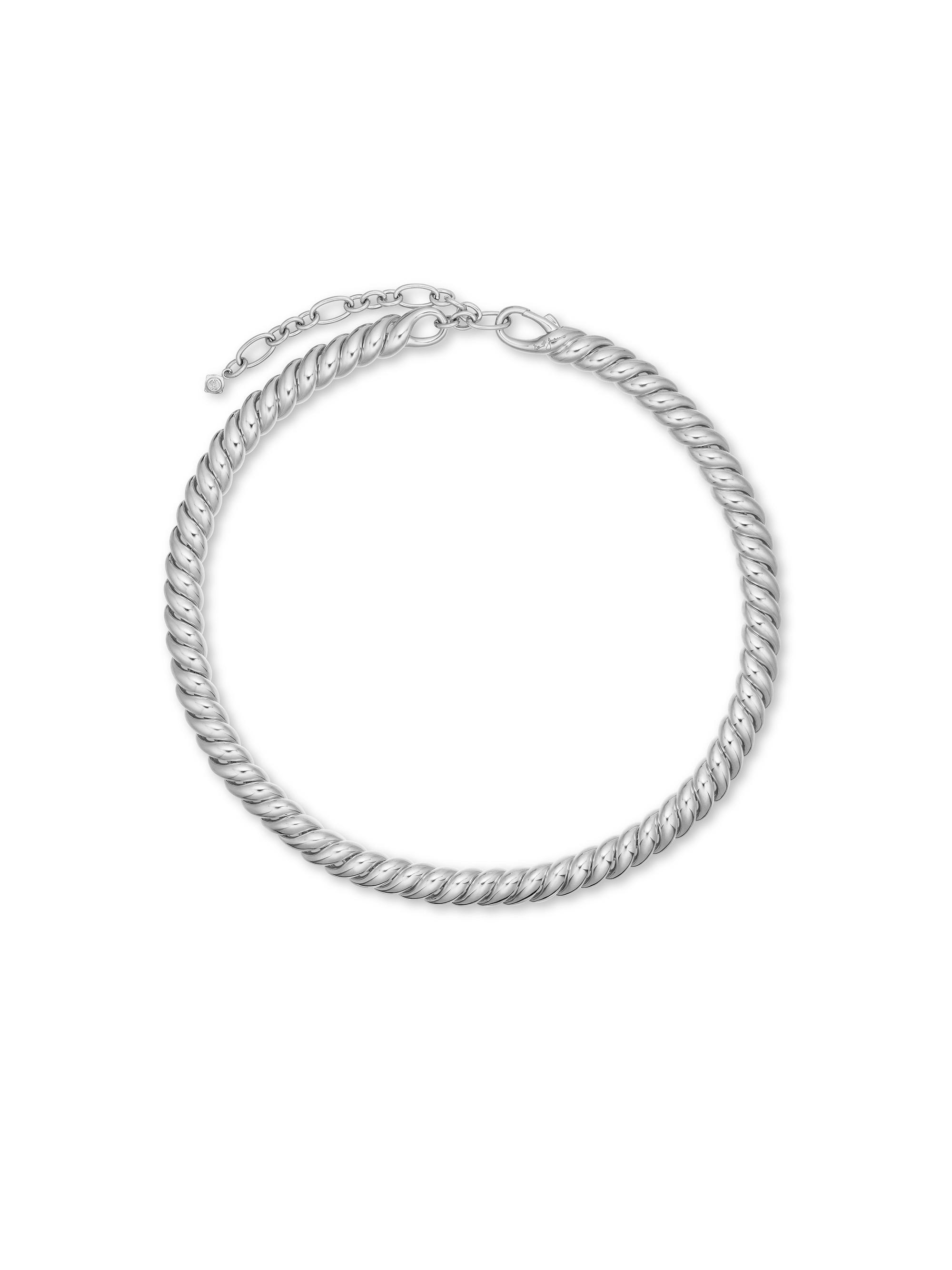 David Yurman Women's Sculpted Cable Necklace in Sterling Silver, 8.5MM - Silver