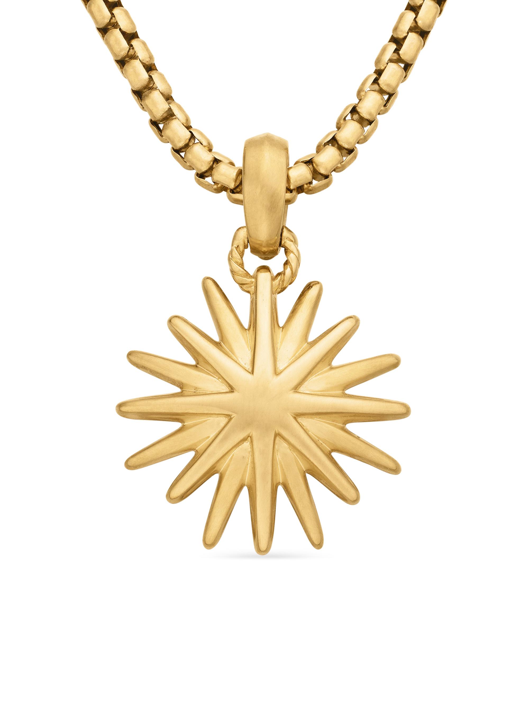 David Yurman Starburst Charm in 18K Yellow Gold, Saks