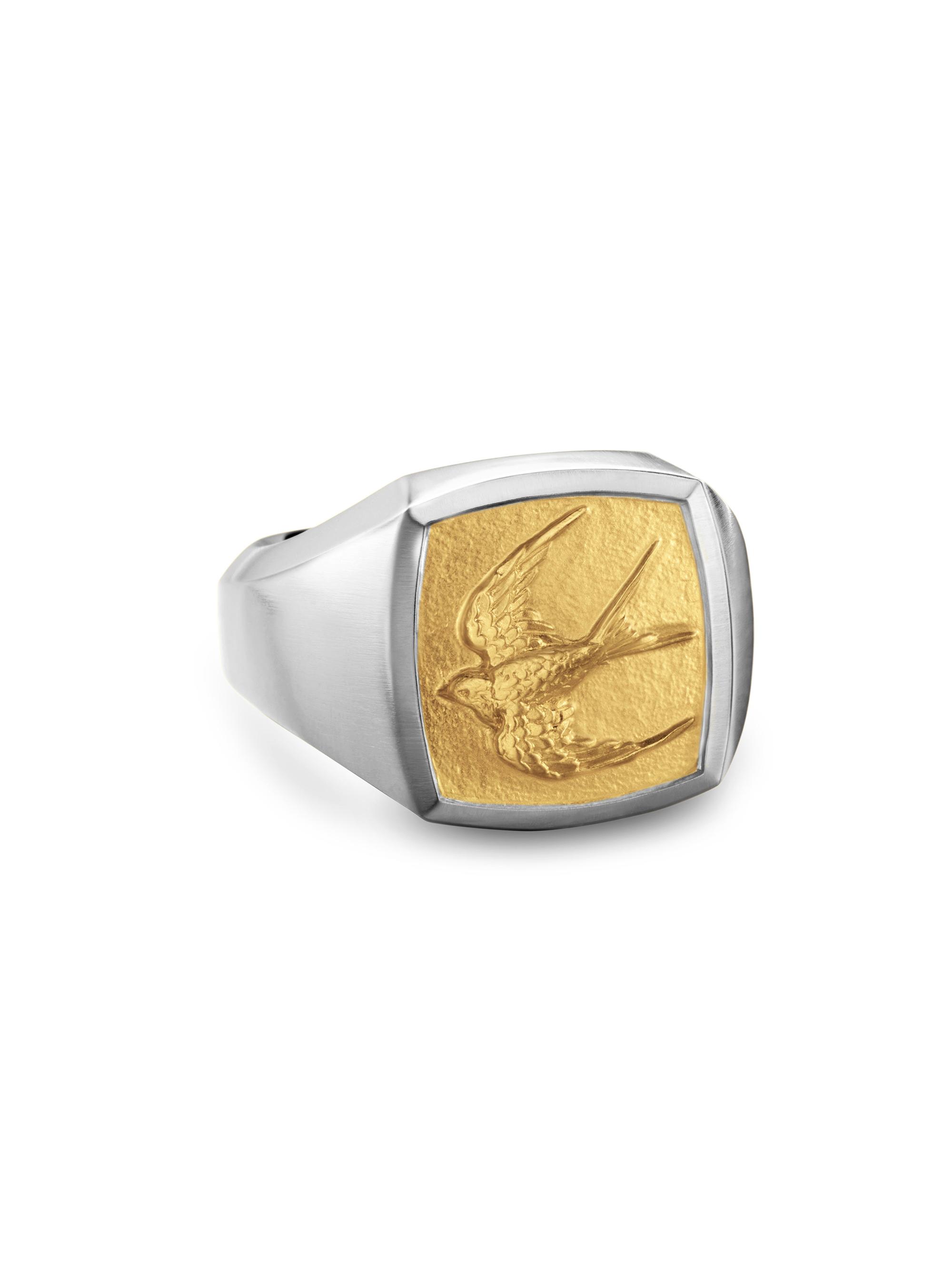 David Yurman Waves Bird Pinky Ring in Sterling Silver Saks Fifth