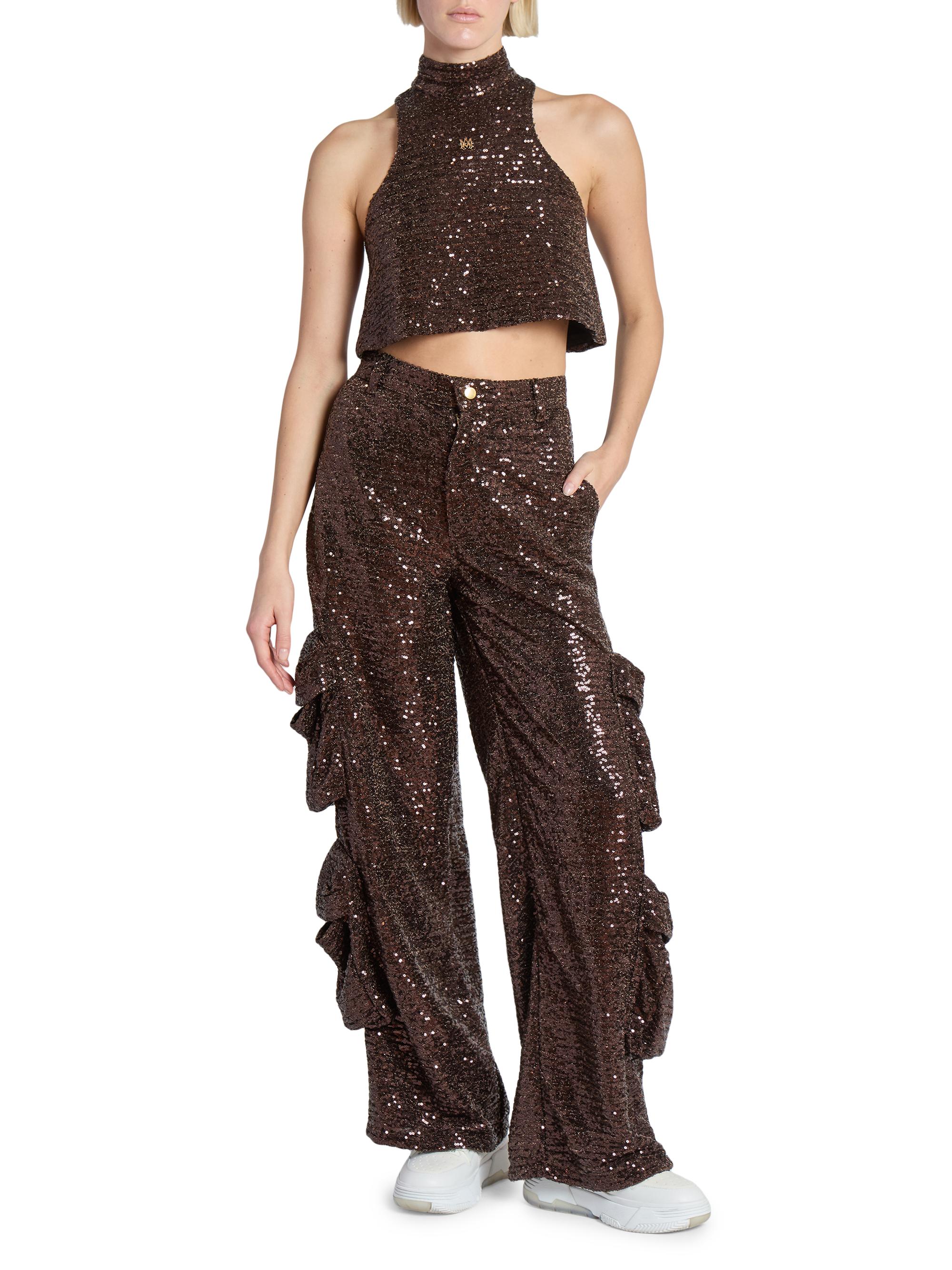 Amiri アミリ　総スパンコール　sequin　カーゴパンツ Amiri Sequin Baggy Cargo Pants | Saks Fifth Avenue