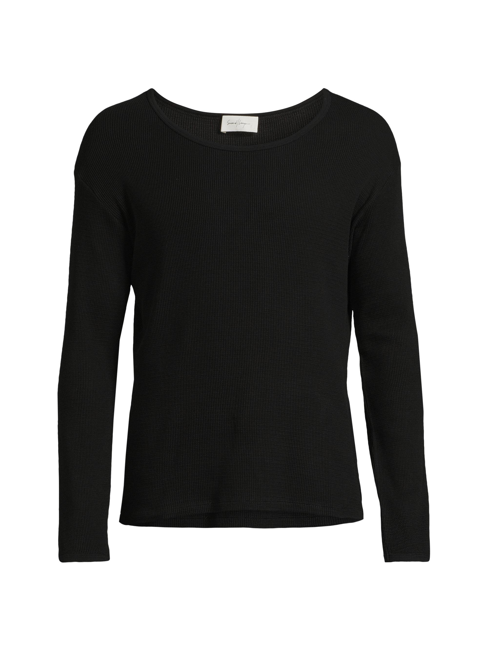 トップス second layer / vertical thermal (black) SECOND/LAYER VERTICAL THERMAL BLACK