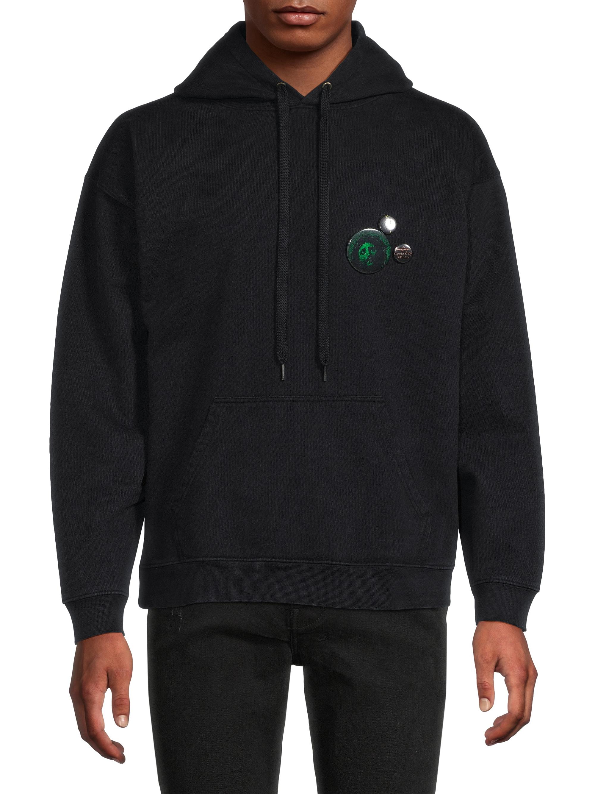Shop Second/Layer Vintage Wash Cotton Fleece Hoodie | Saks Fifth 