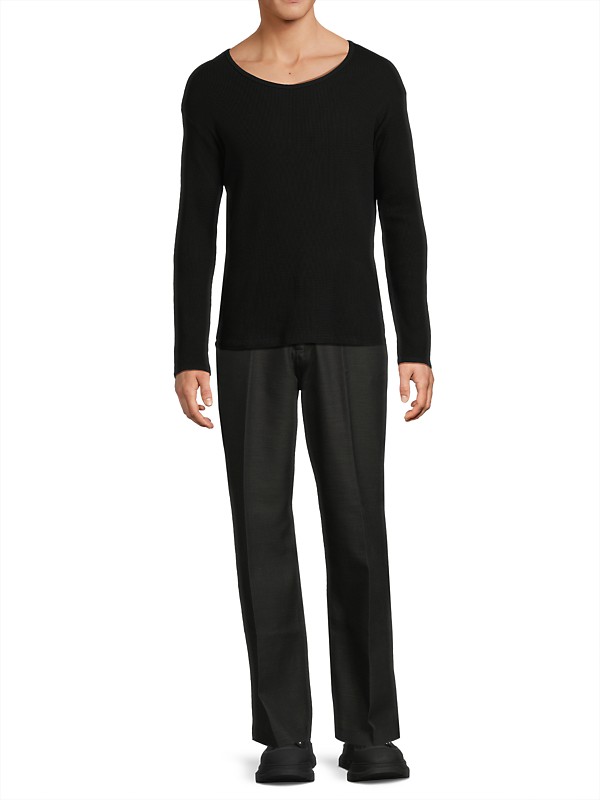 Shop Second/Layer Angel Relaxed Bootcut Trousers | Saks Shop Second/Layer Angel Relaxed Bootcut Trousers | Saks