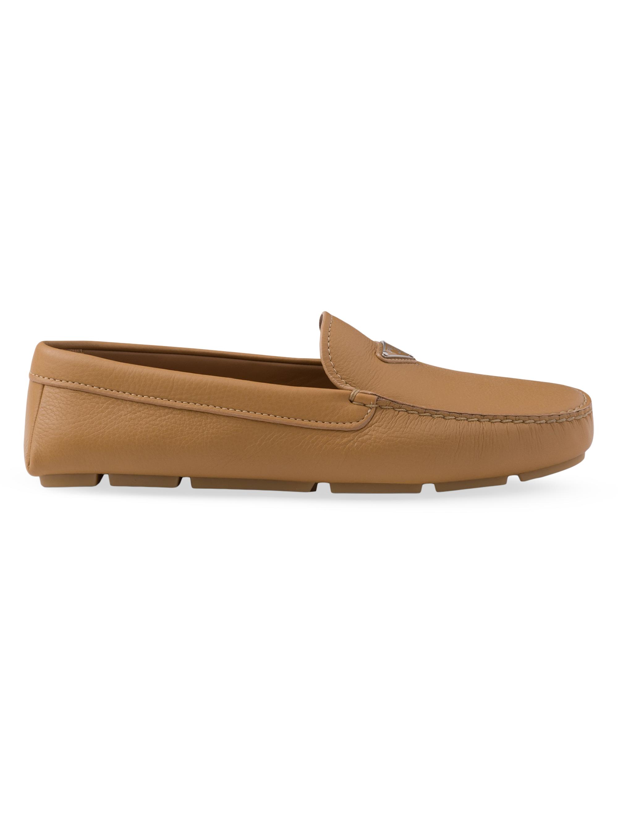 Shop Prada Leather Driving Shoes | Saks Fifth Avenue