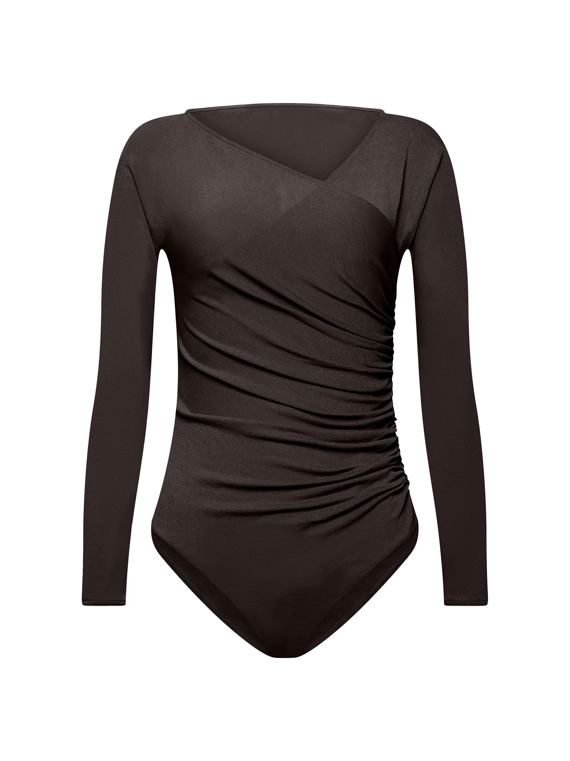 Wolford Women's The Gathered Stretch Bodysuit - Black