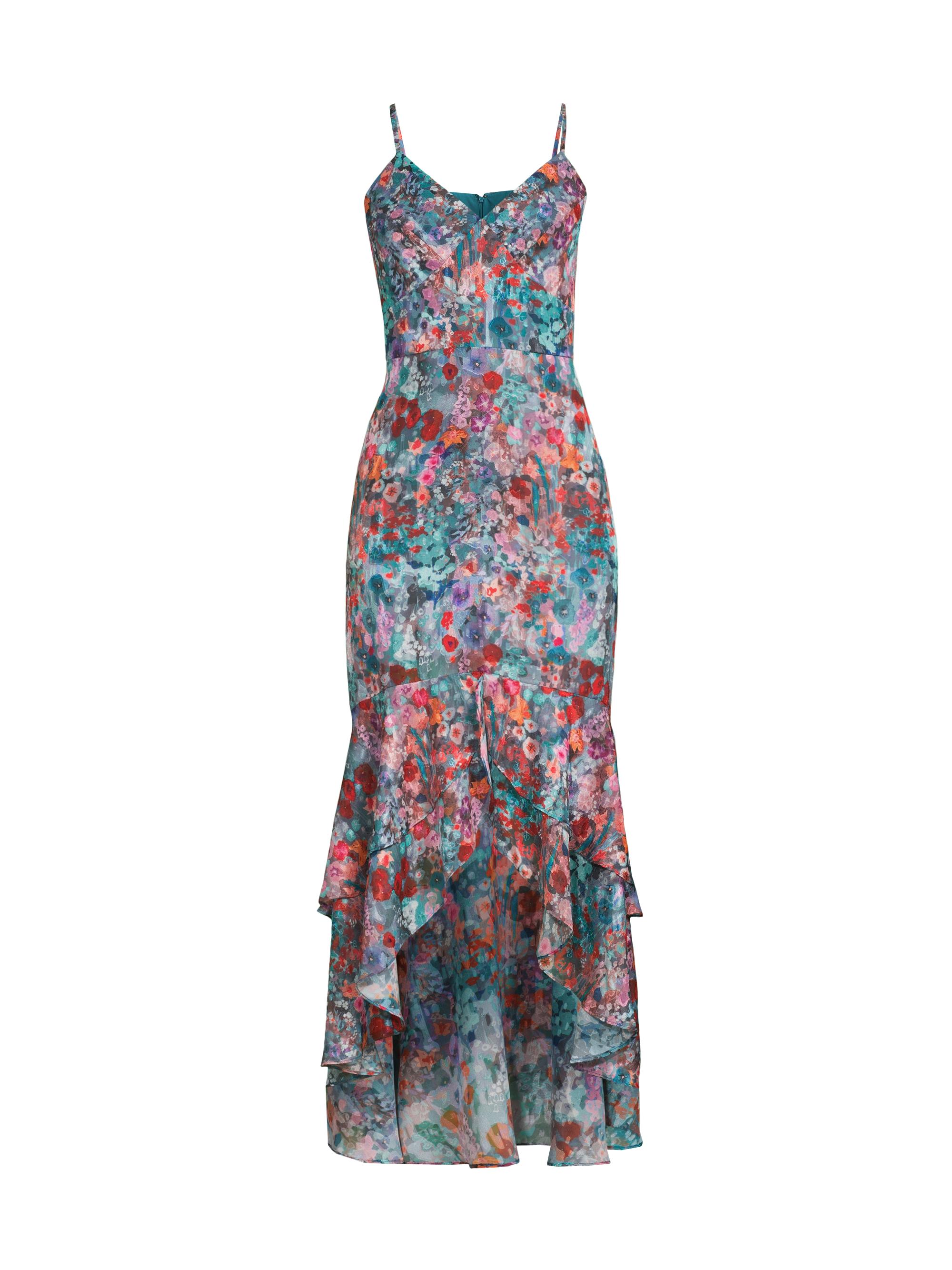 Hutch Women's Royce Floral Midi-Dress - Brown Vintage Floral