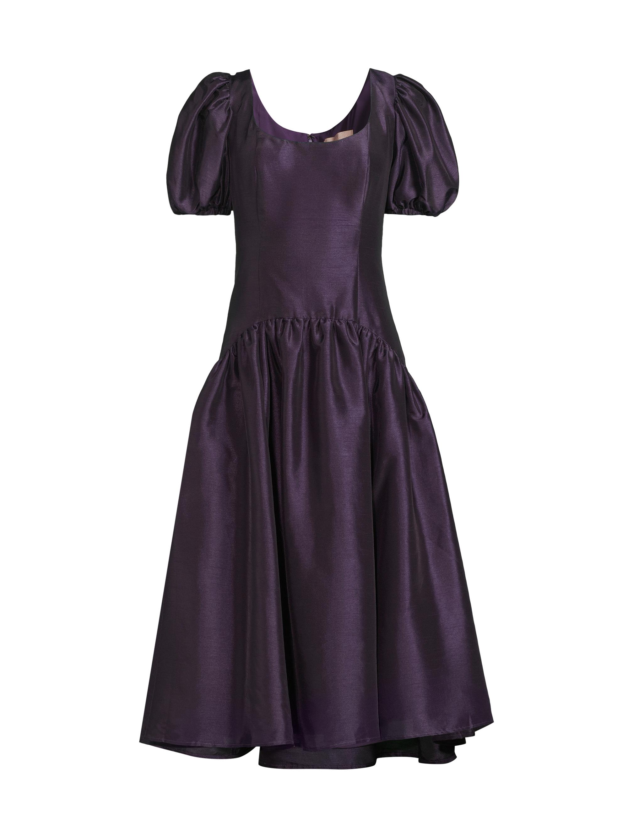 Hutch Women's Brighton Shantung Midi Dress - Nightshade