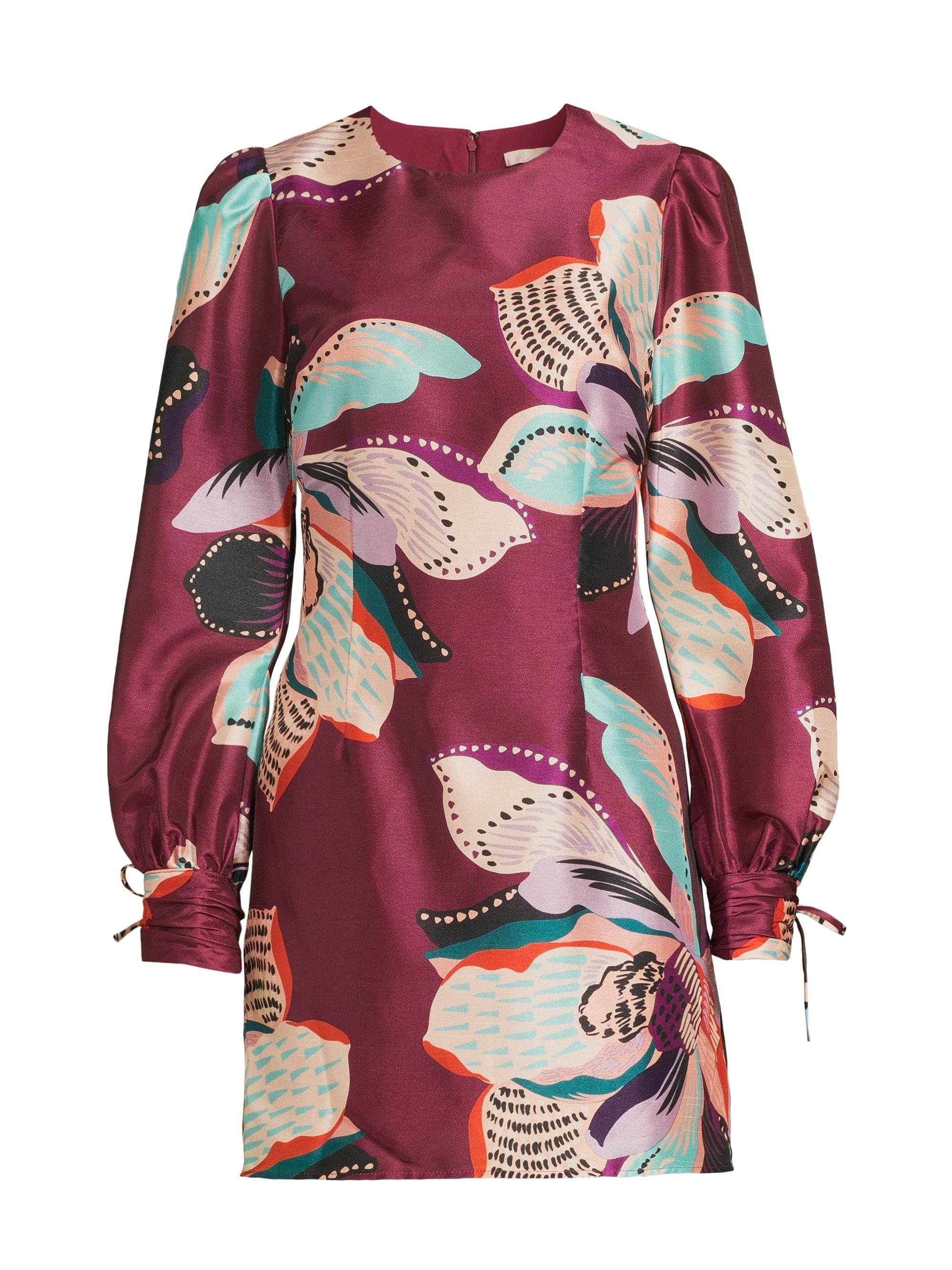 Hutch Women's Deva Floral Minidress - Plum Jungle Floral