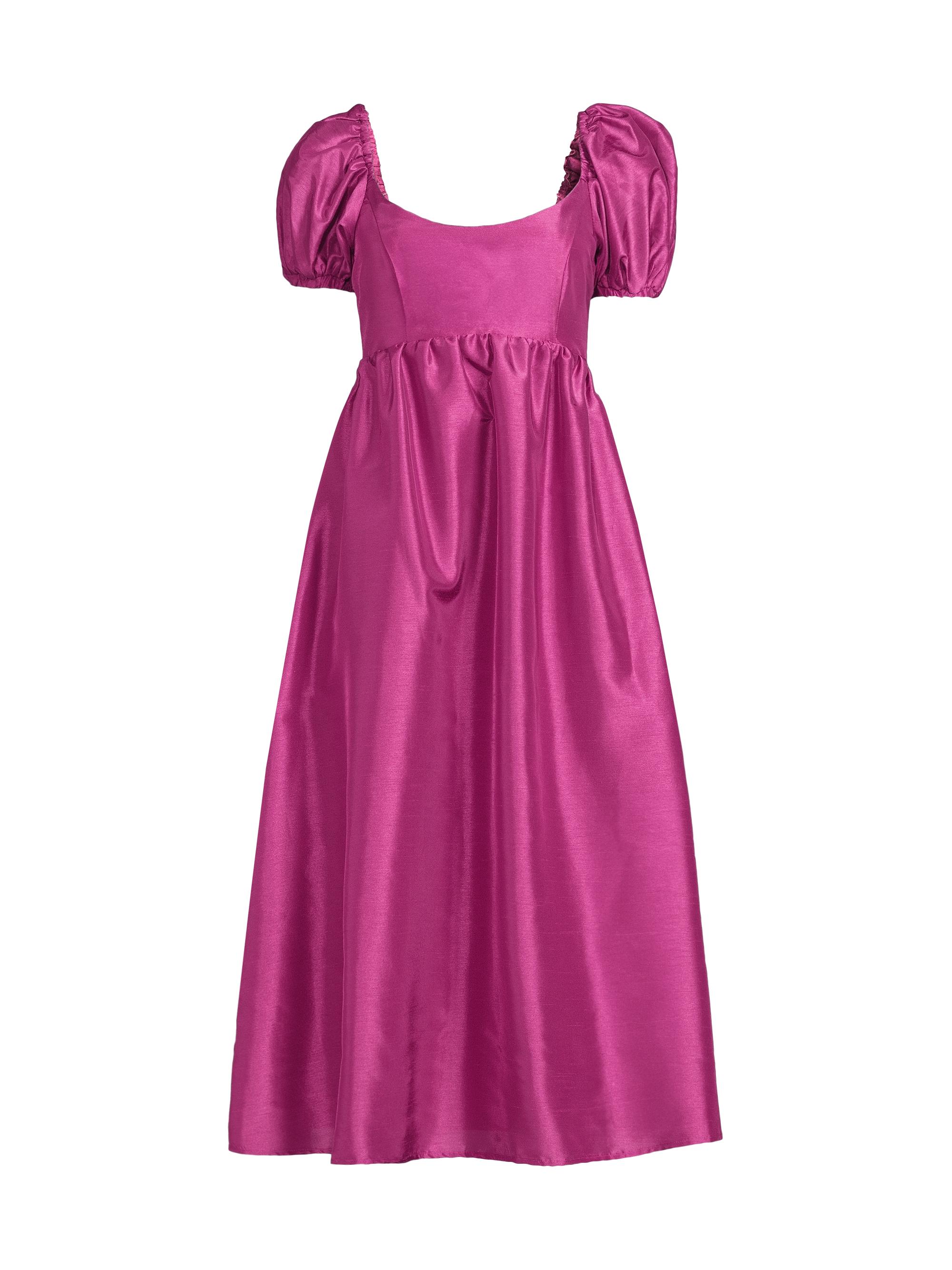 Hutch Women's Marian Fit & Flare Midi-Dress - Plum