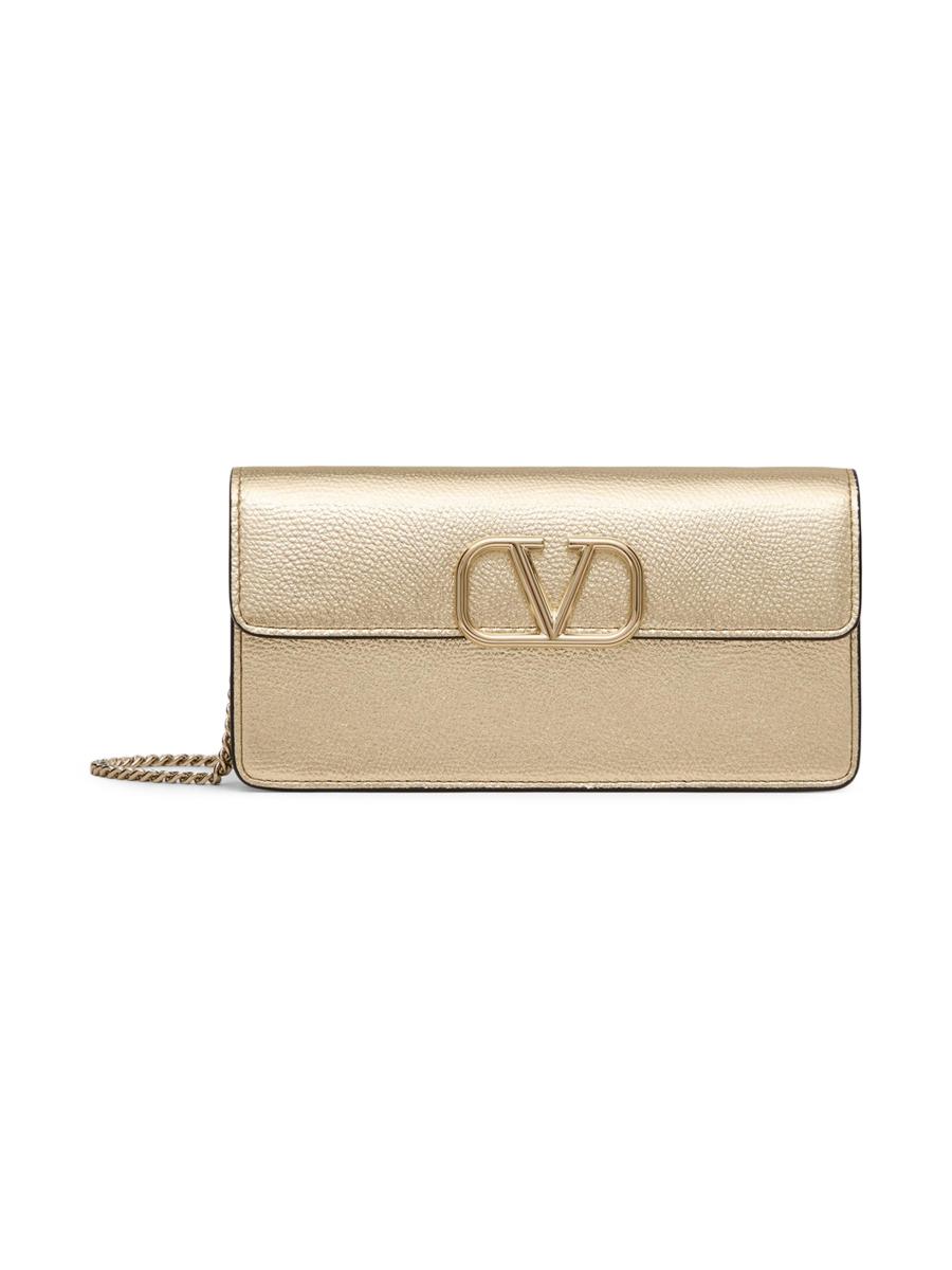 VALENTINO正規品/送料/関税込み Vロゴ Folding card wallet ☆関税込☆VALENTINO☆Vロゴ Folding card wallet☆ivory