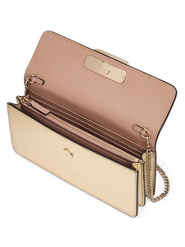 Shop Valentino Garavani VLogo Signature Metallic Grainy Shop Valentino Garavani VLogo Signature Metallic Grainy