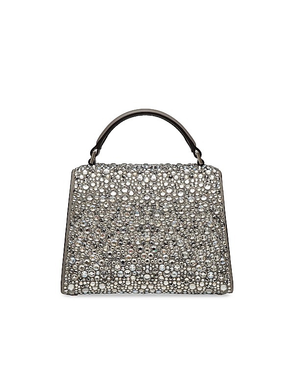 Shop Valentino Garavani Mini VSling Handbag with Sparkling Shop Valentino Garavani Mini VSling Handbag with Sparkling