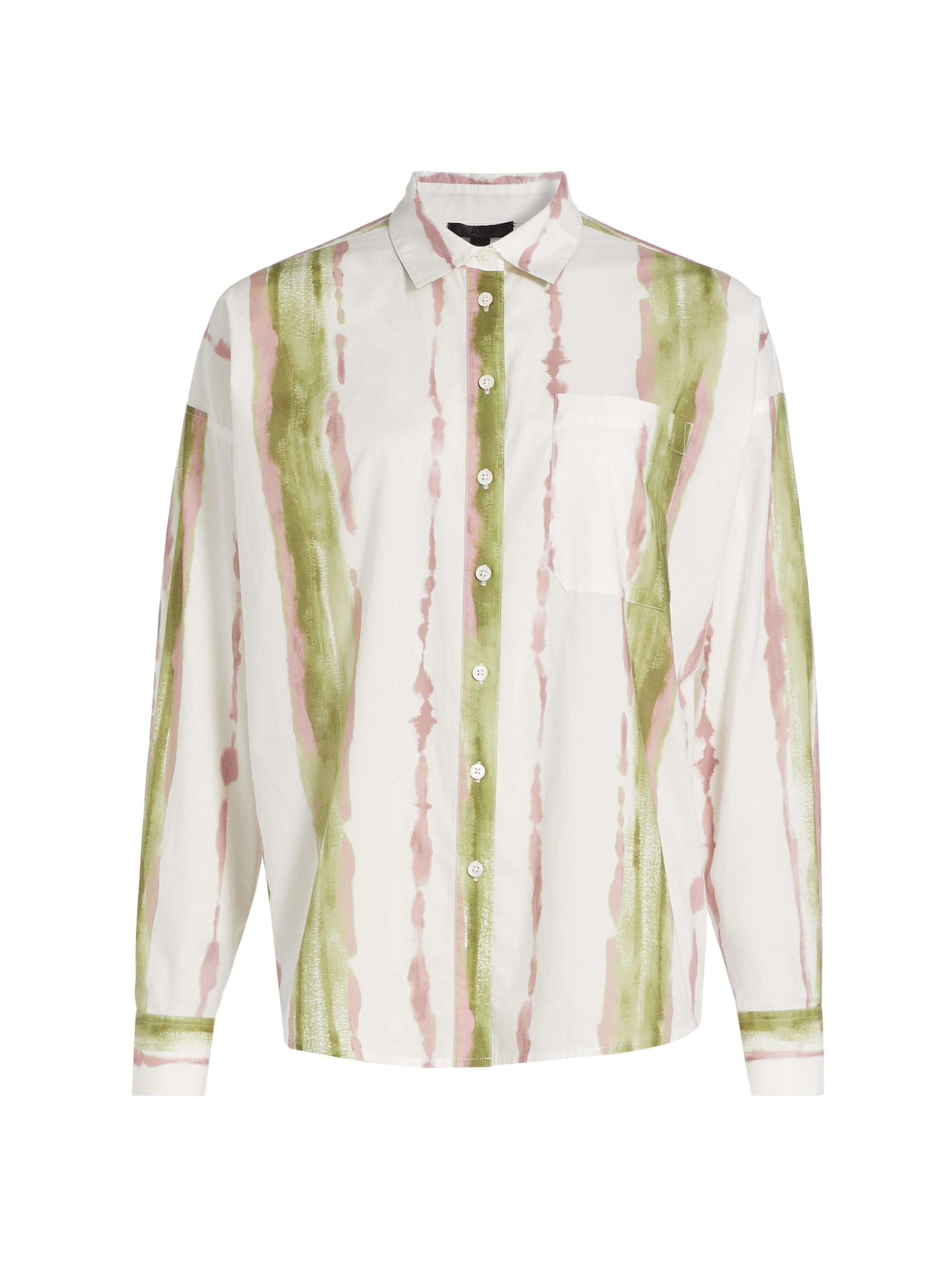 ATM Anthony Thomas Melillo Women's Striped Button-Front Shirt - White Multi