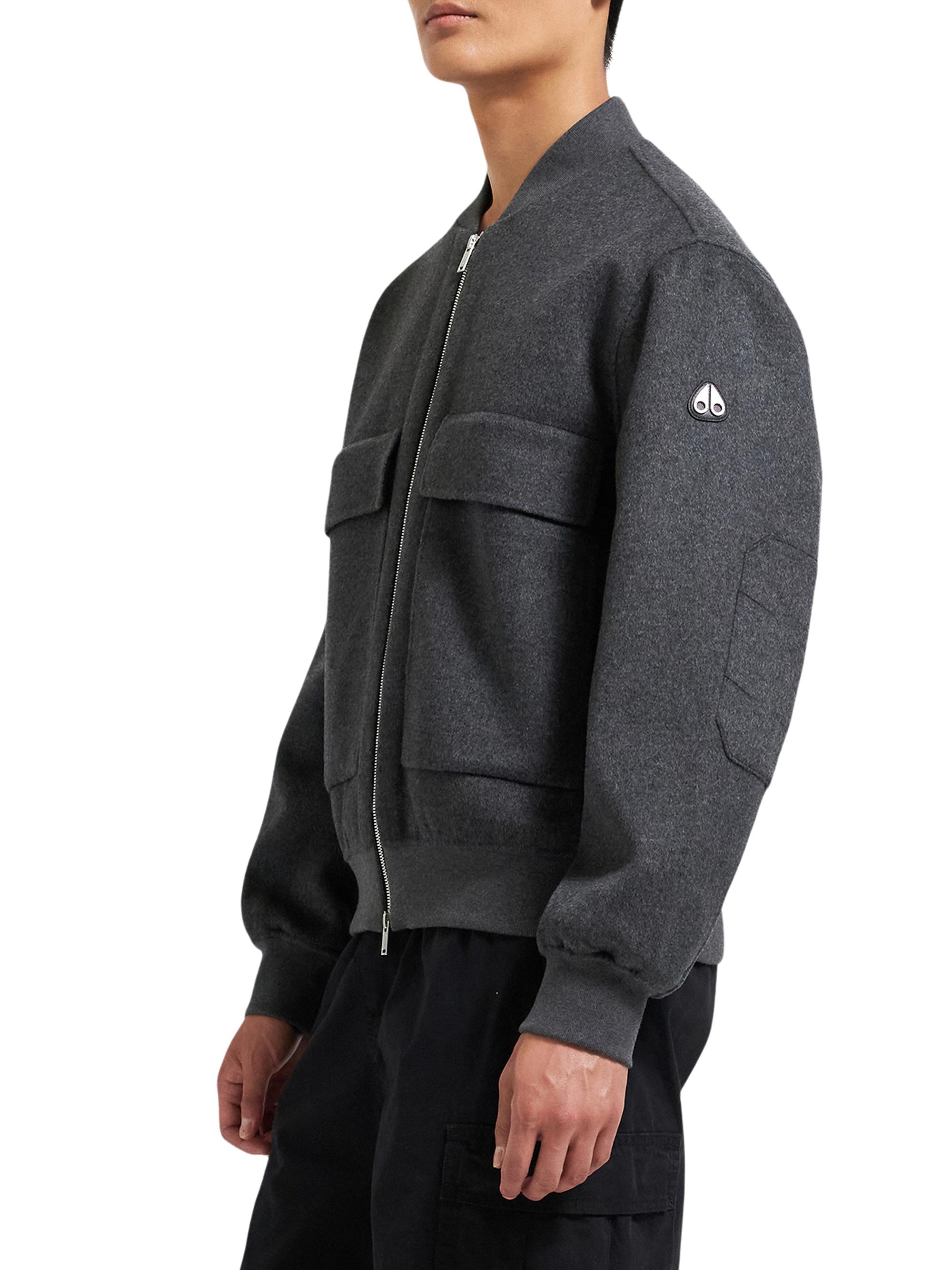 Moose Knuckles Alder Wool Bomber Jacket | Saks Fifth Avenue