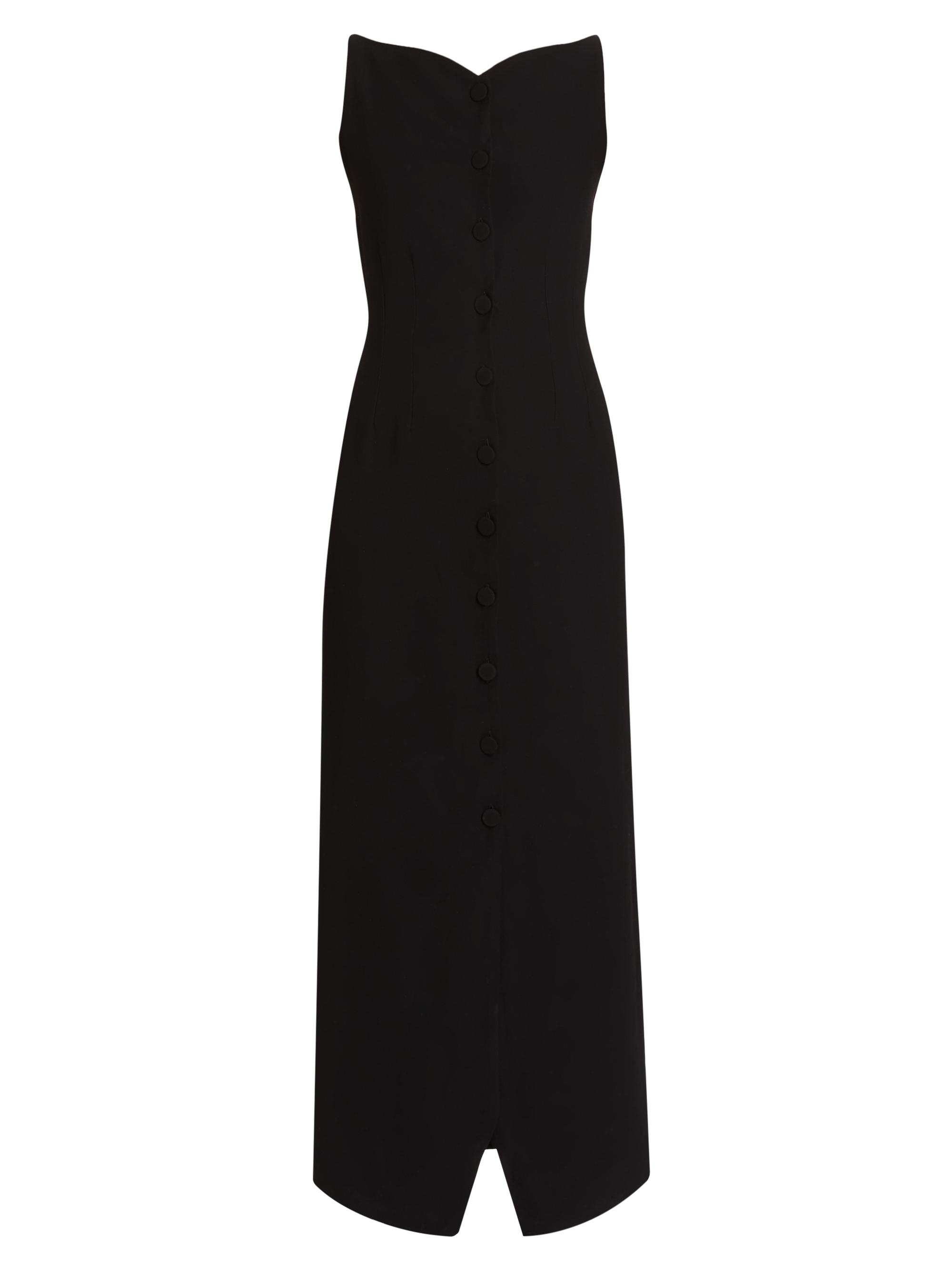 Atelier Crump Women's Bianca Twill Midi-Dress - Black