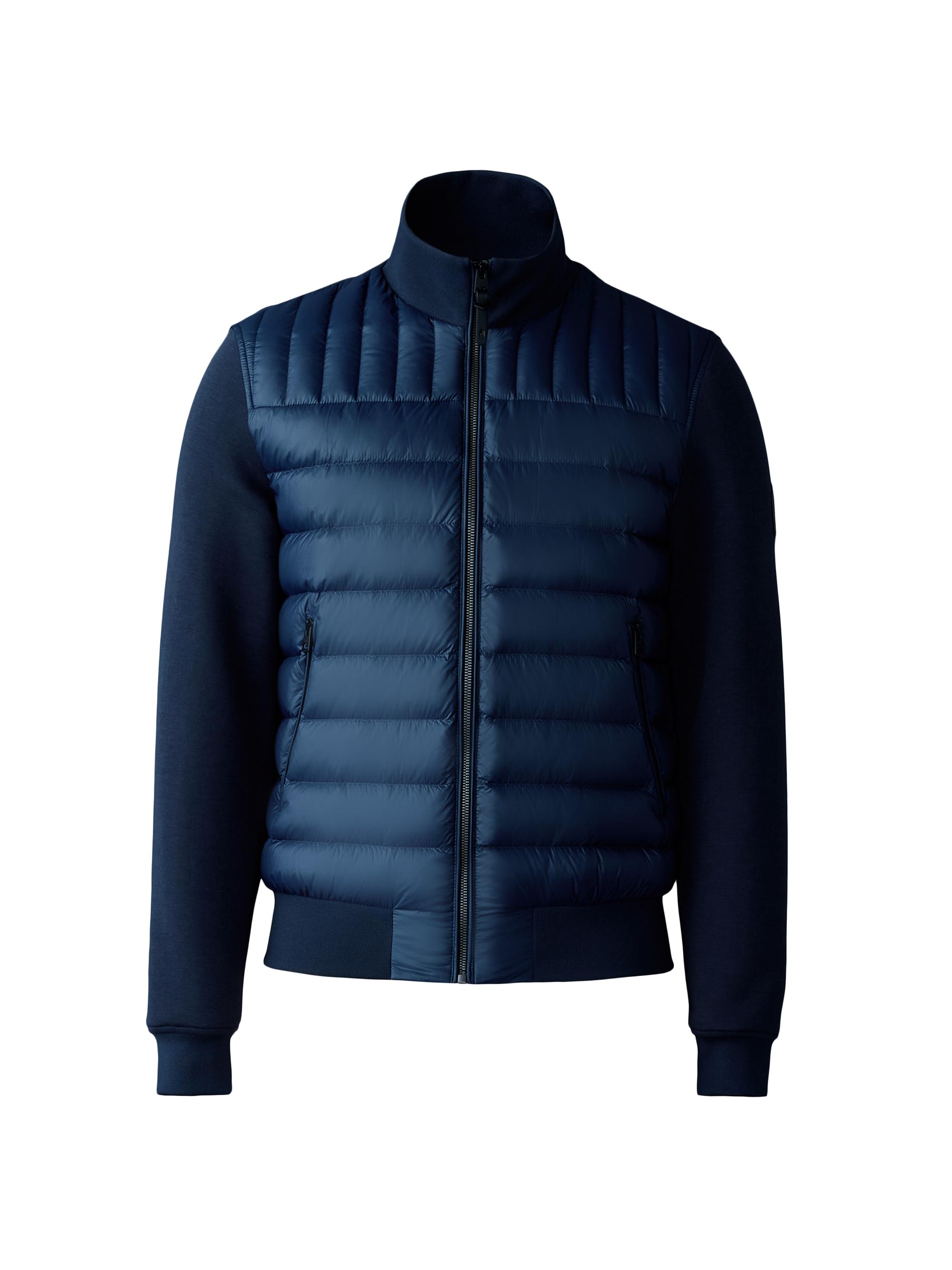 Mackage Collin Mixed-Media Bomber Jacket Saks Fifth Avenue