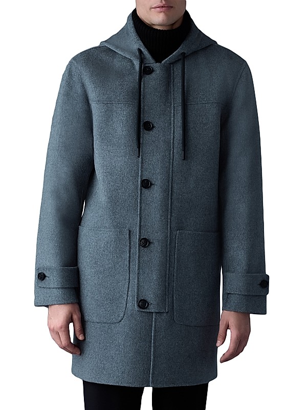 Shop Mackage Joshua Double-Face Wool Long Coat | Saks Fifth Shop Mackage Joshua Double-Face Wool Long Coat | Saks Fifth