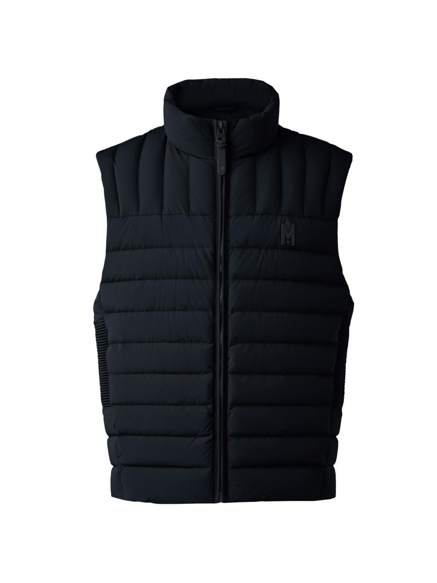 Mackage＊LARRY-CITYMG Jacquard logo down vest＊ダウンベスト Mackage＊LARRY-CITYMG Jacquard logo down vest＊ダウンベスト