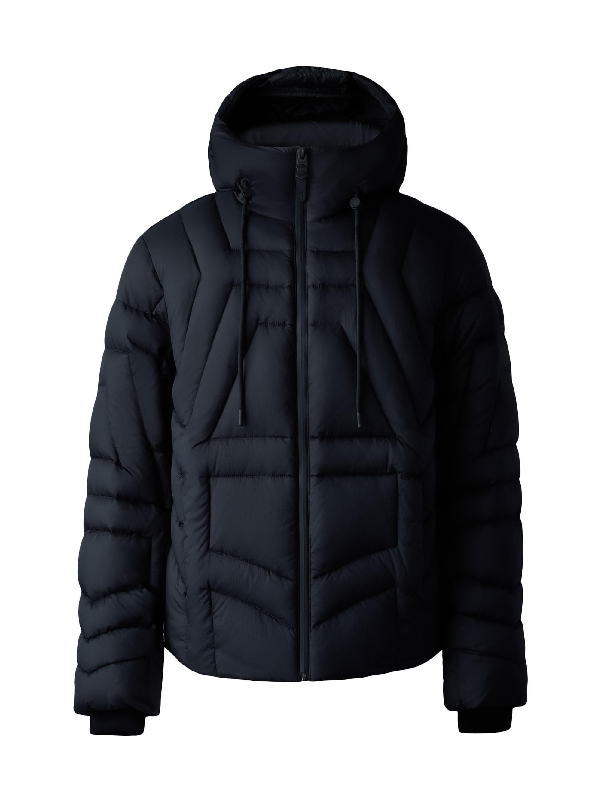 Mackage Men's Luke Softwash Geometrical Channel Quilt Down Jacket - Black