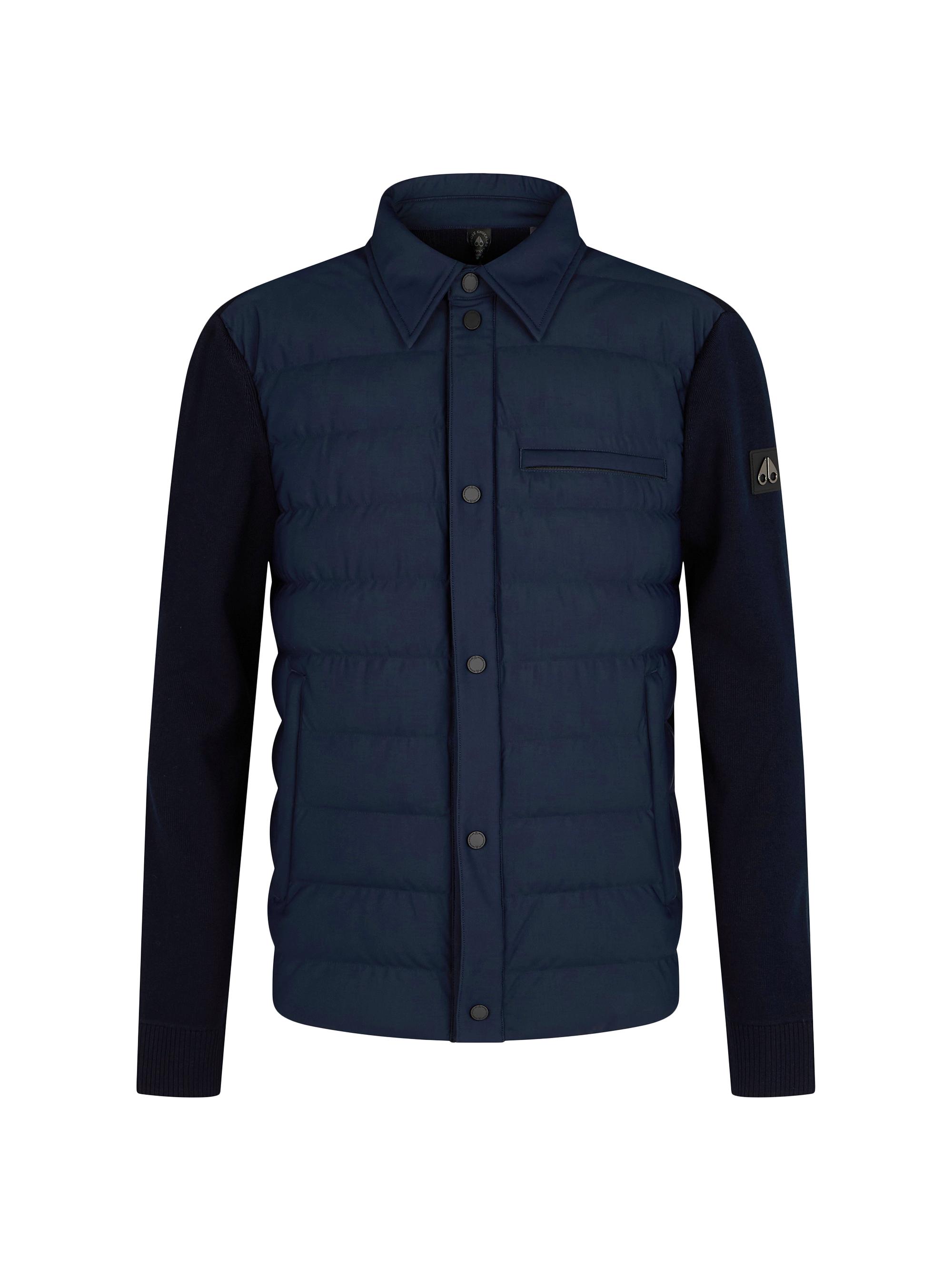 Moose Knuckles Marble Down Hybrid Shirt Jacket | Saks Fifth Avenue