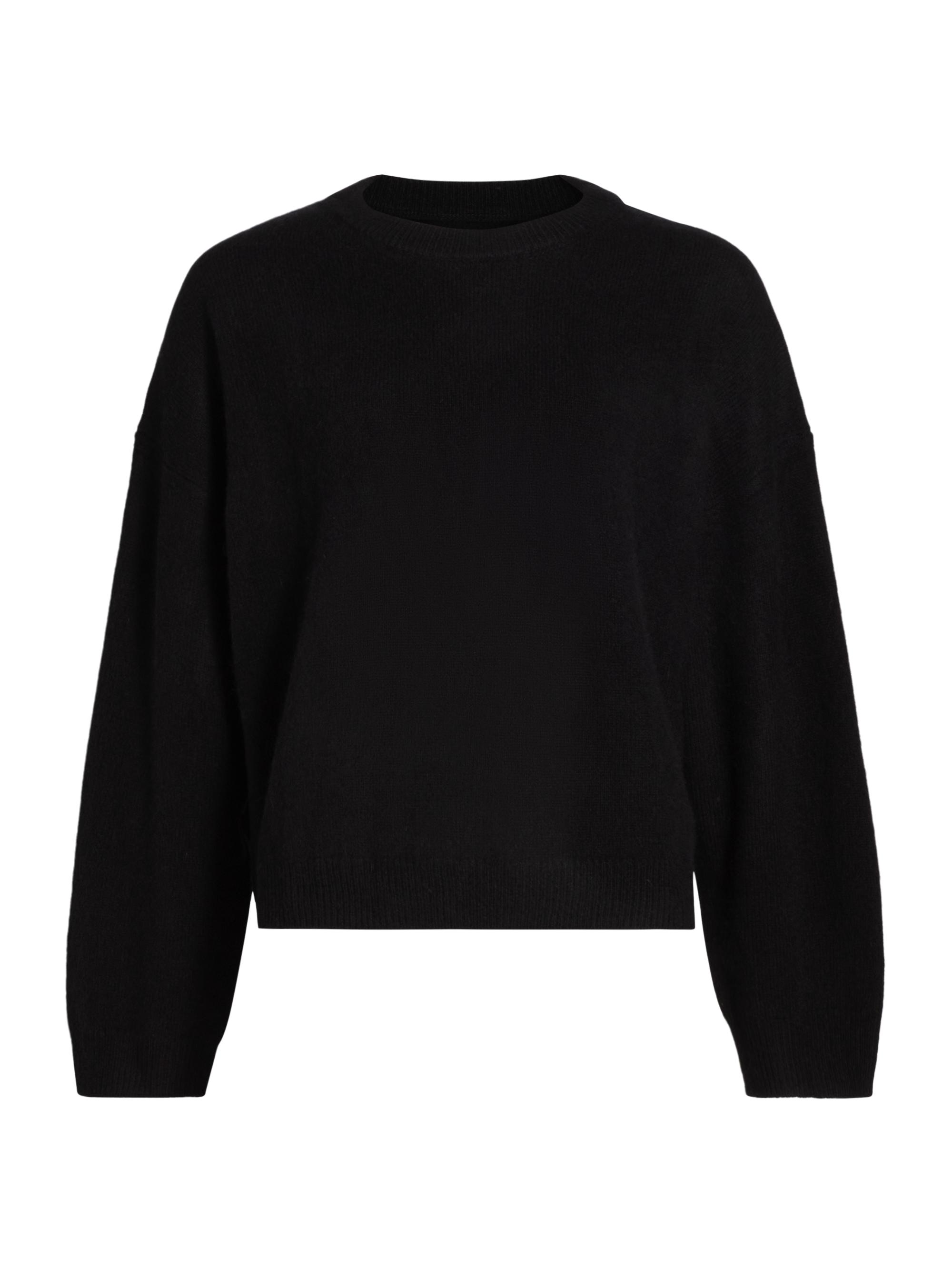 Loulou Studio Women's Mercerized Wool-Yak Blend Sweater - Black