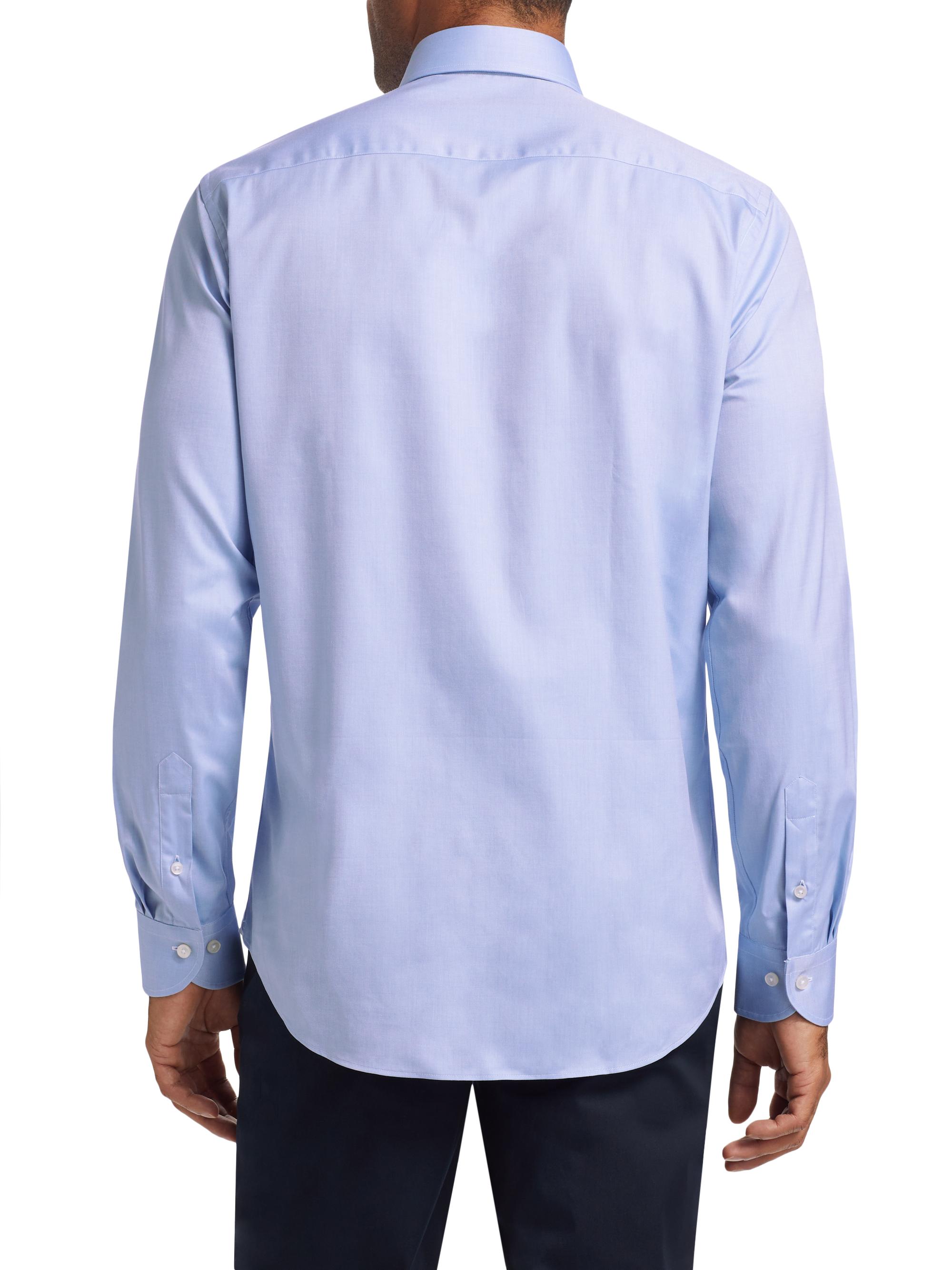saks men's dress shirts Saks Fifth Avenue Cotton Classic Dress Shirt