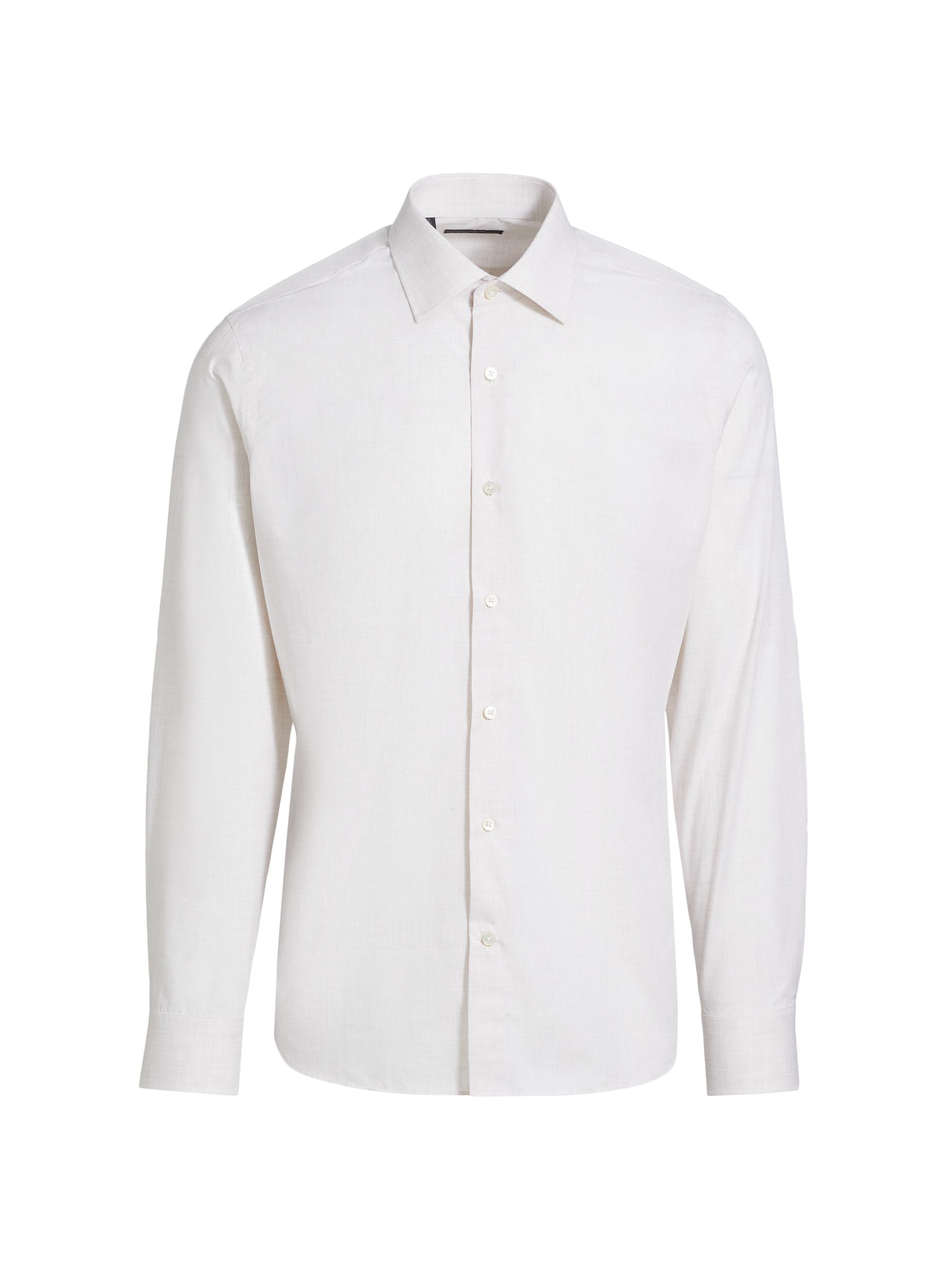 Saks Fifth Avenue COLLECTION Cotton Tuxedo Shirt | Saks Fifth Avenue