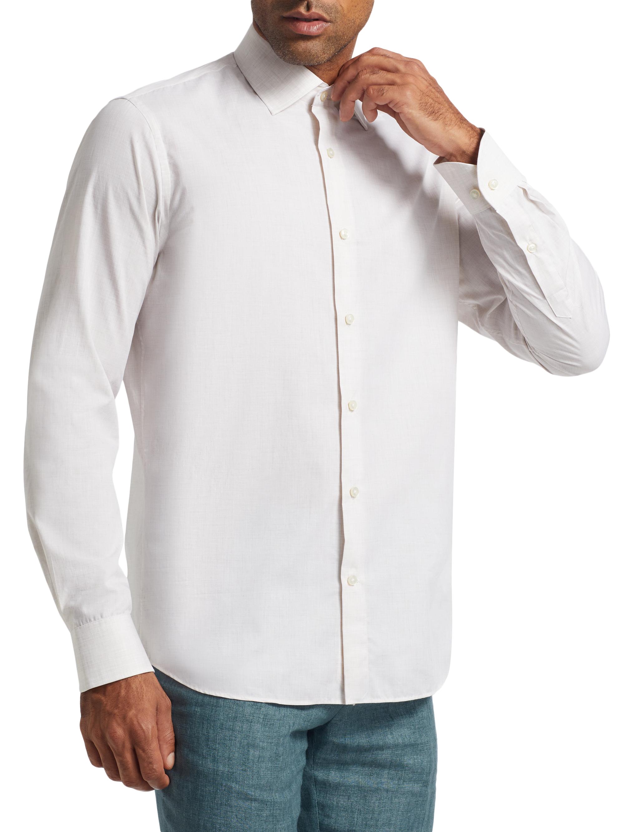 saks dress shirts Saks Fifth Avenue Collection Stretch Dress Shirt