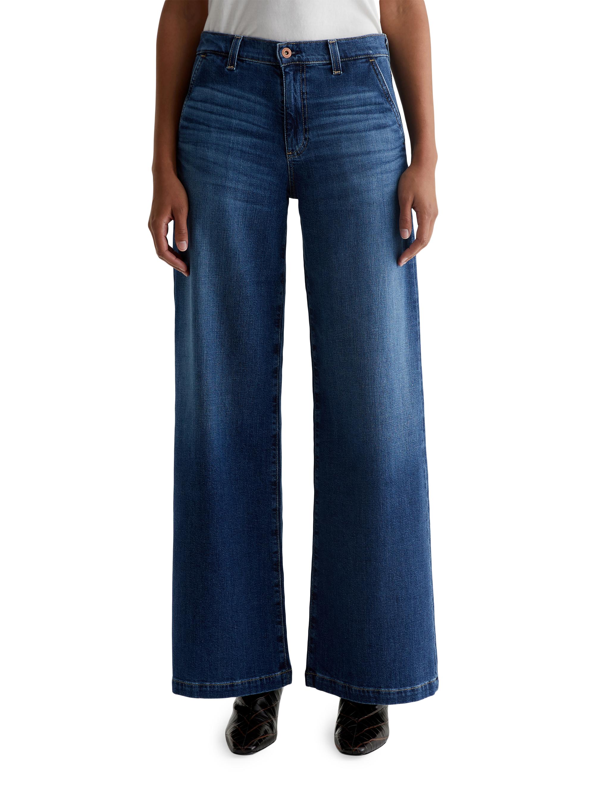 AG Jeans Women's Stella Wide-Leg Jeans - Plume