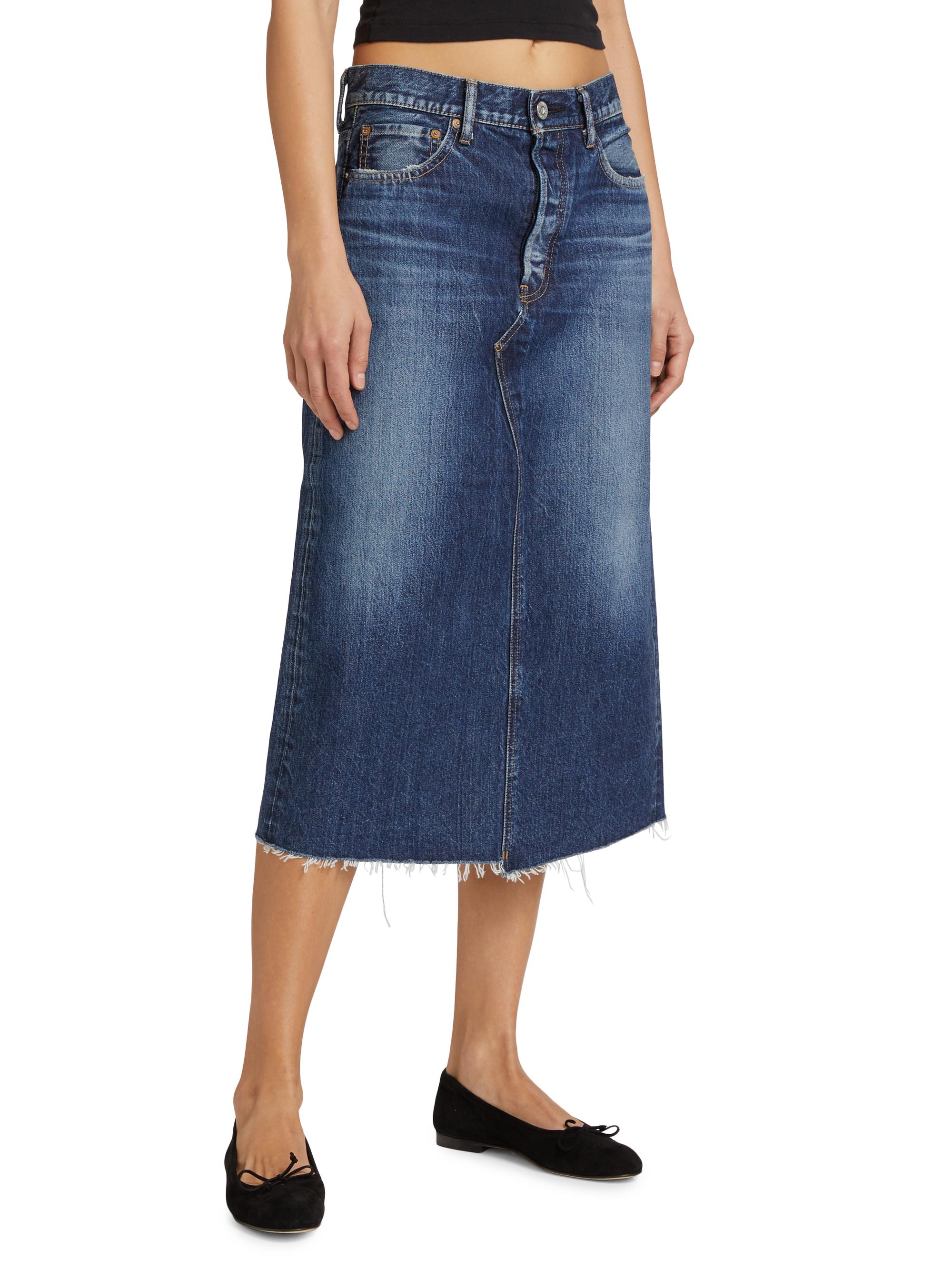Moussy Vintage Longleaf Denim Skirt | Saks Fifth Avenue