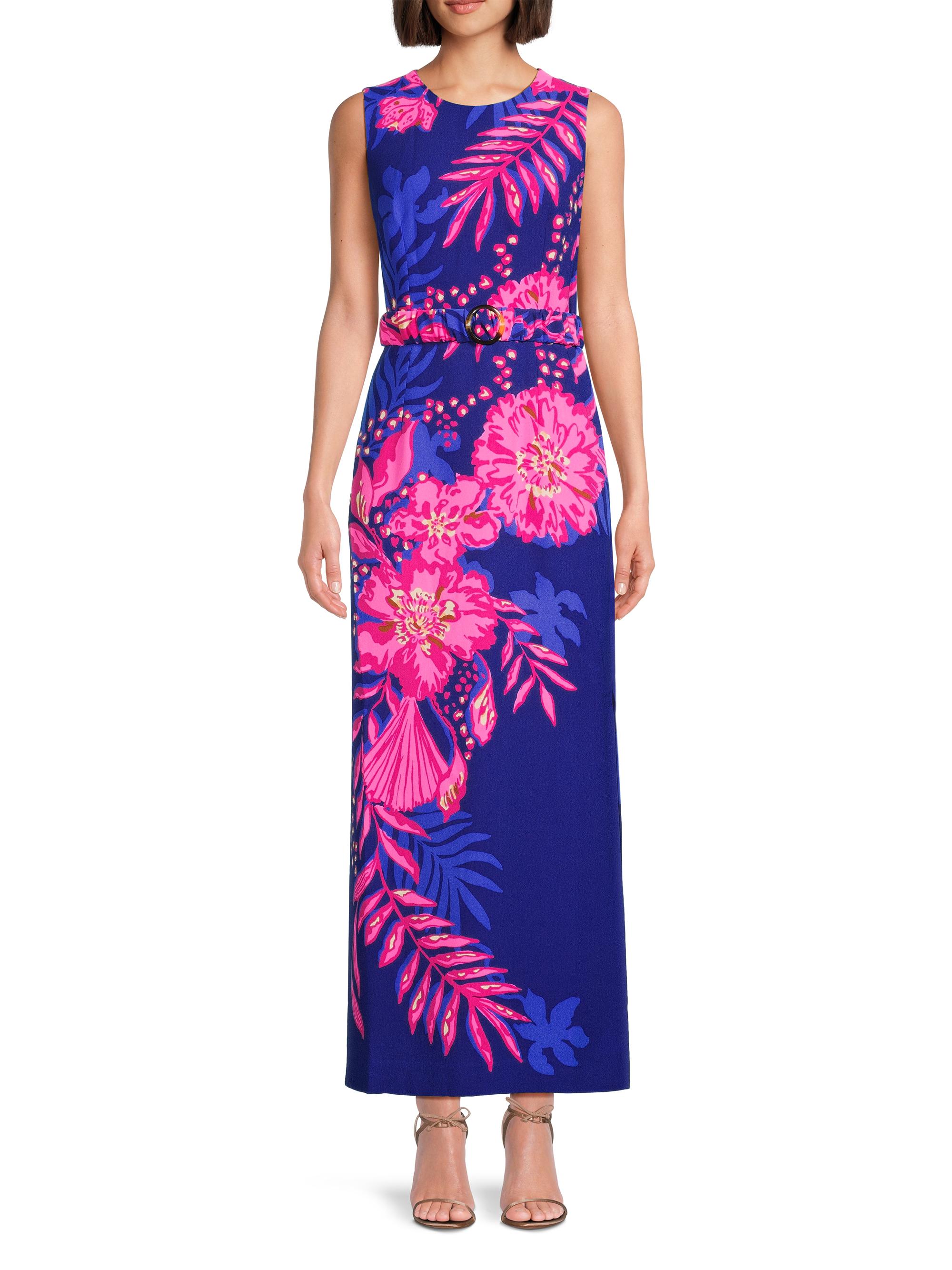 3 4 sleeve long dresses Point 3/4 Sleeve Maxi Dress