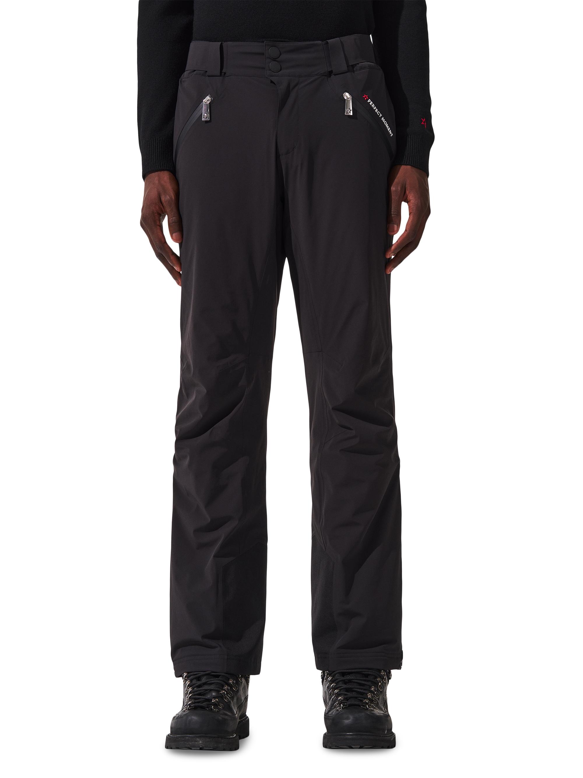 Perfect Moment Men's Chamonix Straight-Leg Ski Pants - Black