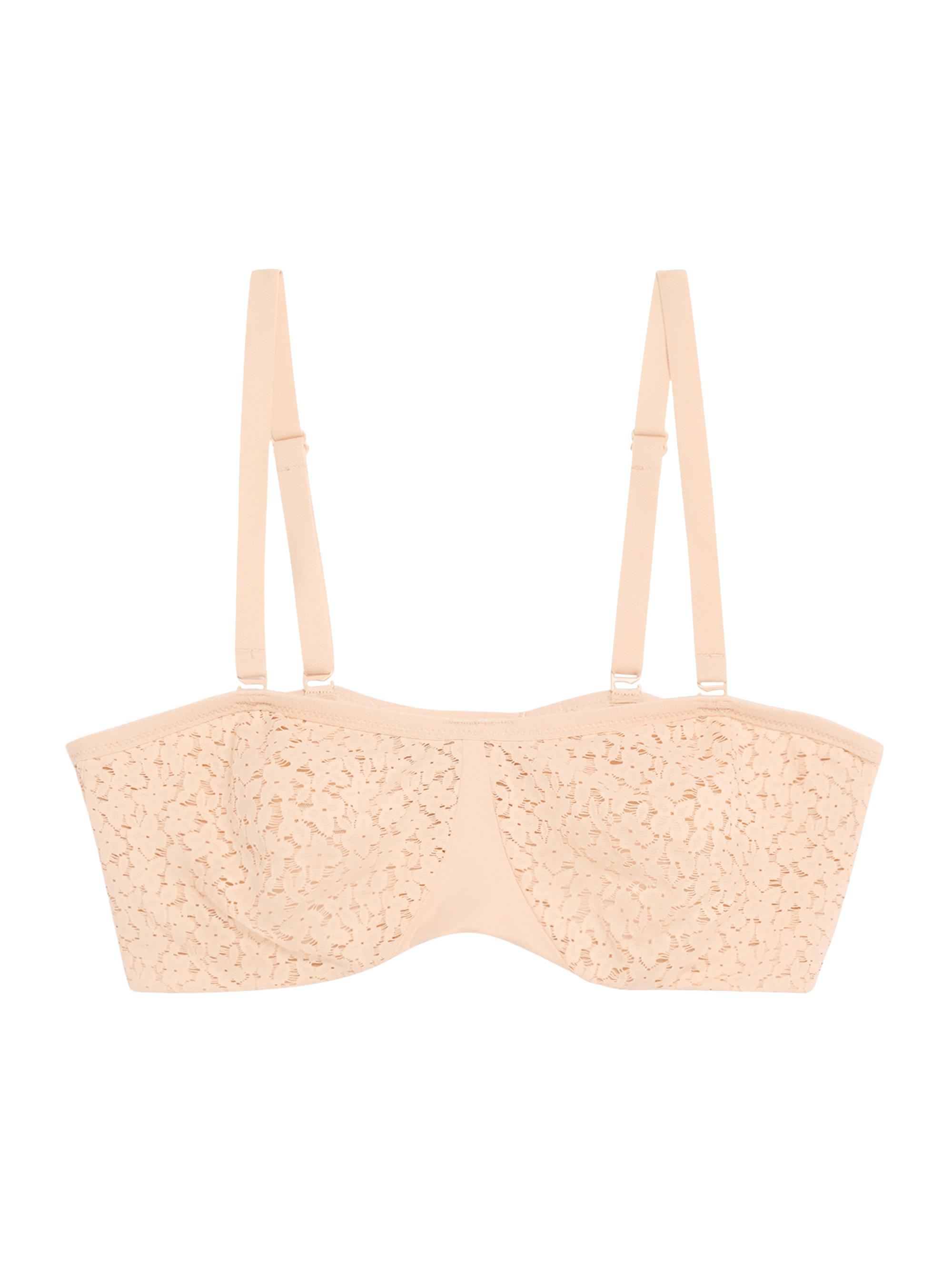 Chantelle Women's Nora Floral Lace Convertible Bra - Blush