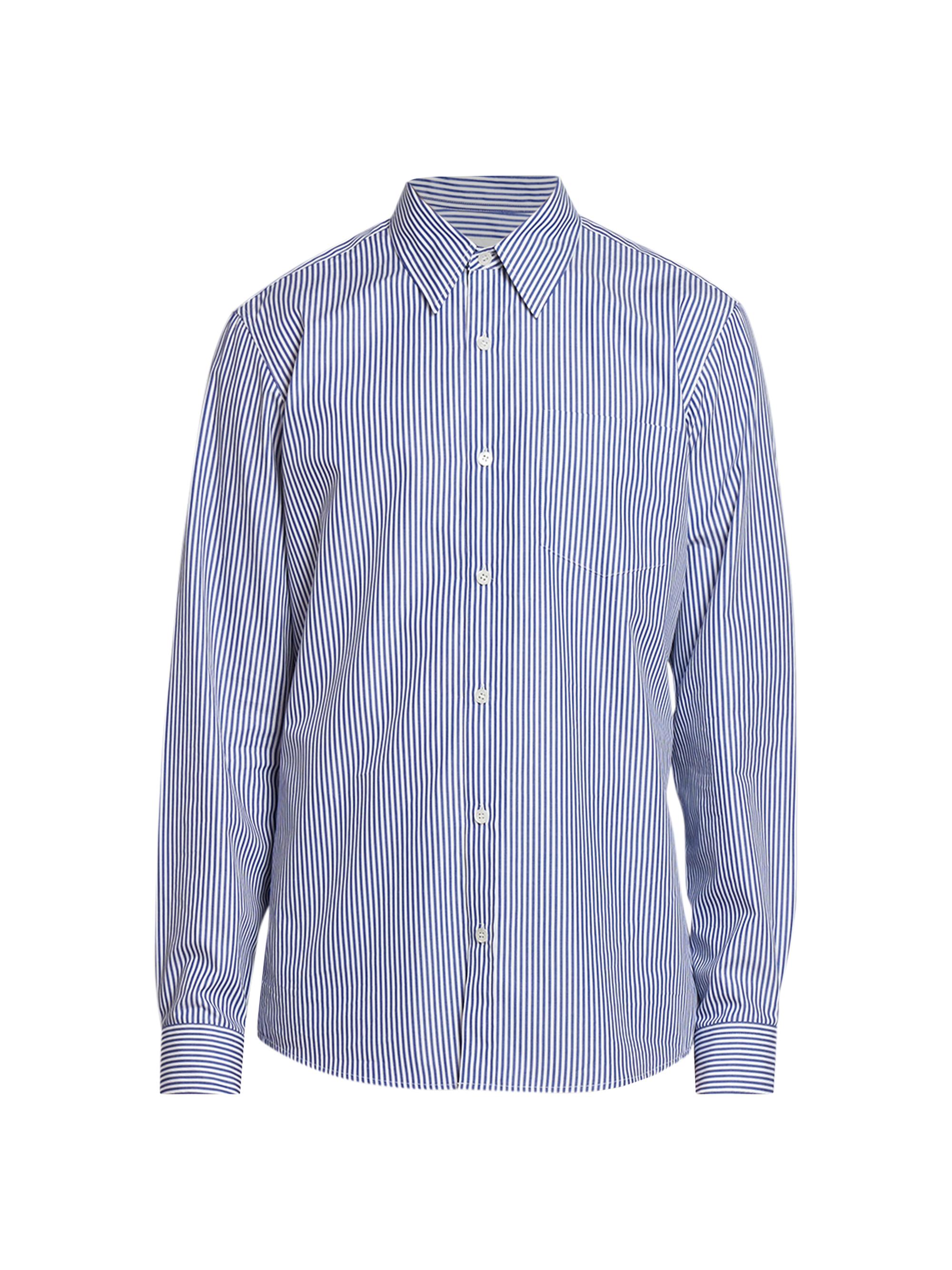 Dries Van Noten Men's Corbino Striped Cotton Poplin Shirt - Dessin