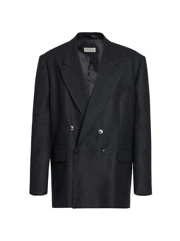 Shop Dries Van Noten Bishop Double-Breasted Jacket | Saks Shop Dries Van Noten Bishop Double-Breasted Jacket | Saks